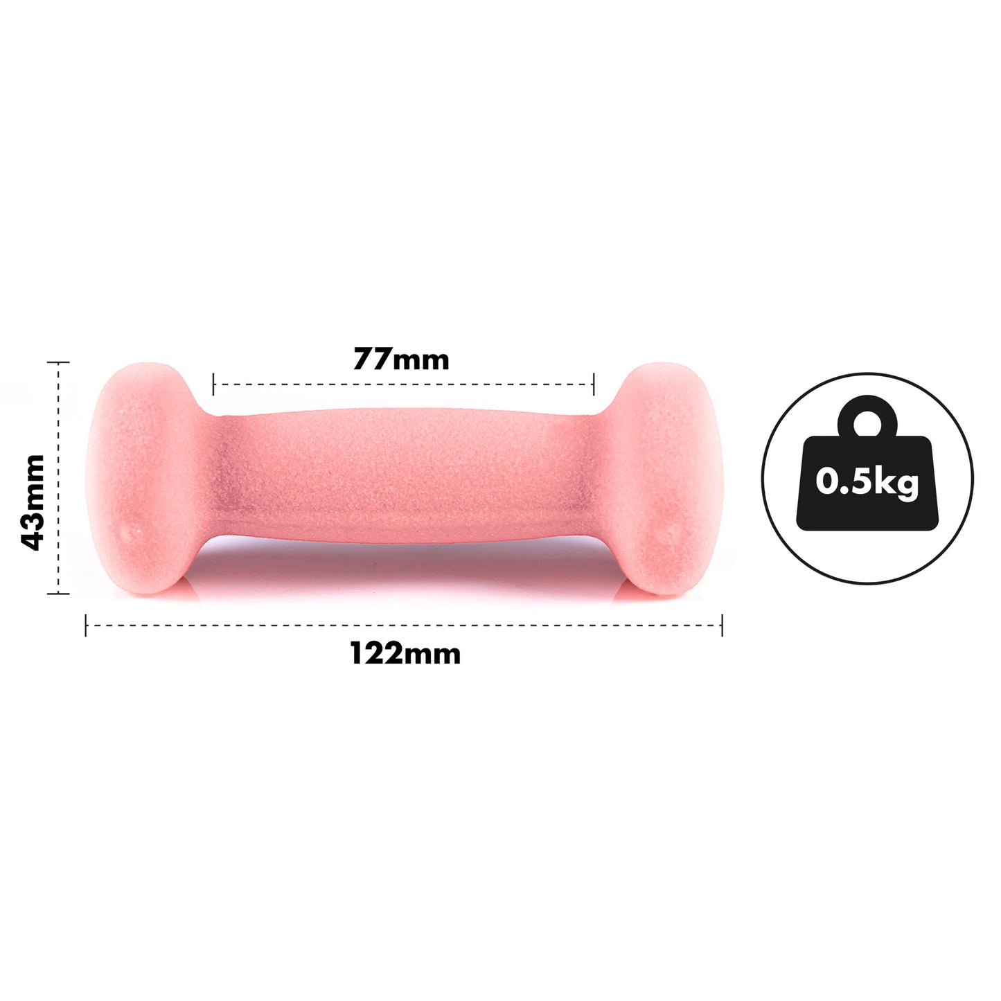 Neoprene Dumbbell Set - 0.5kgs