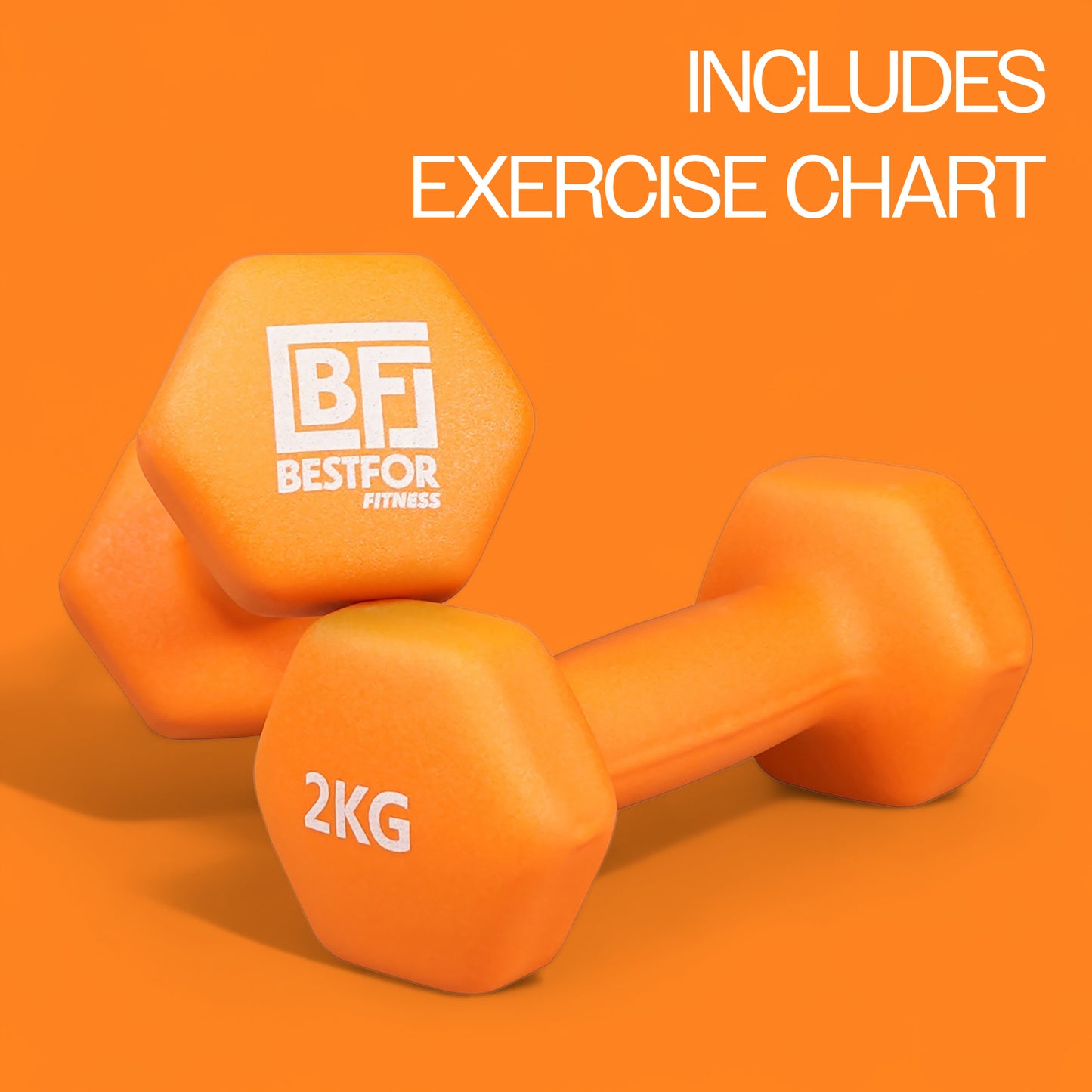 Neoprene Dumbbell Set - 2kgs