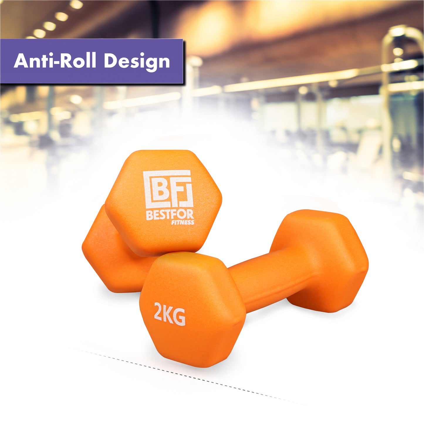 Neoprene Dumbbell Set - 2kgs