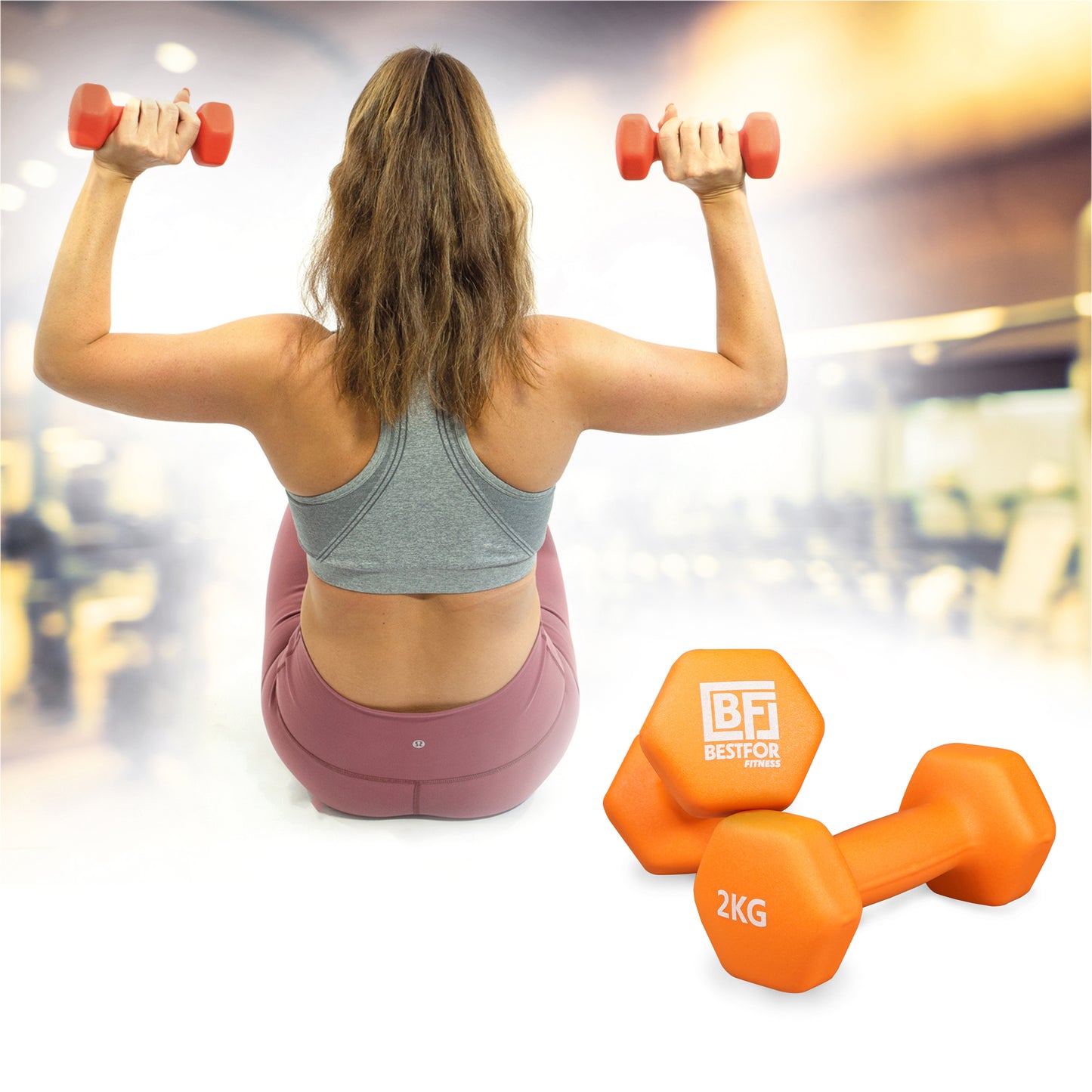 Neoprene Dumbbell Set - 2kgs