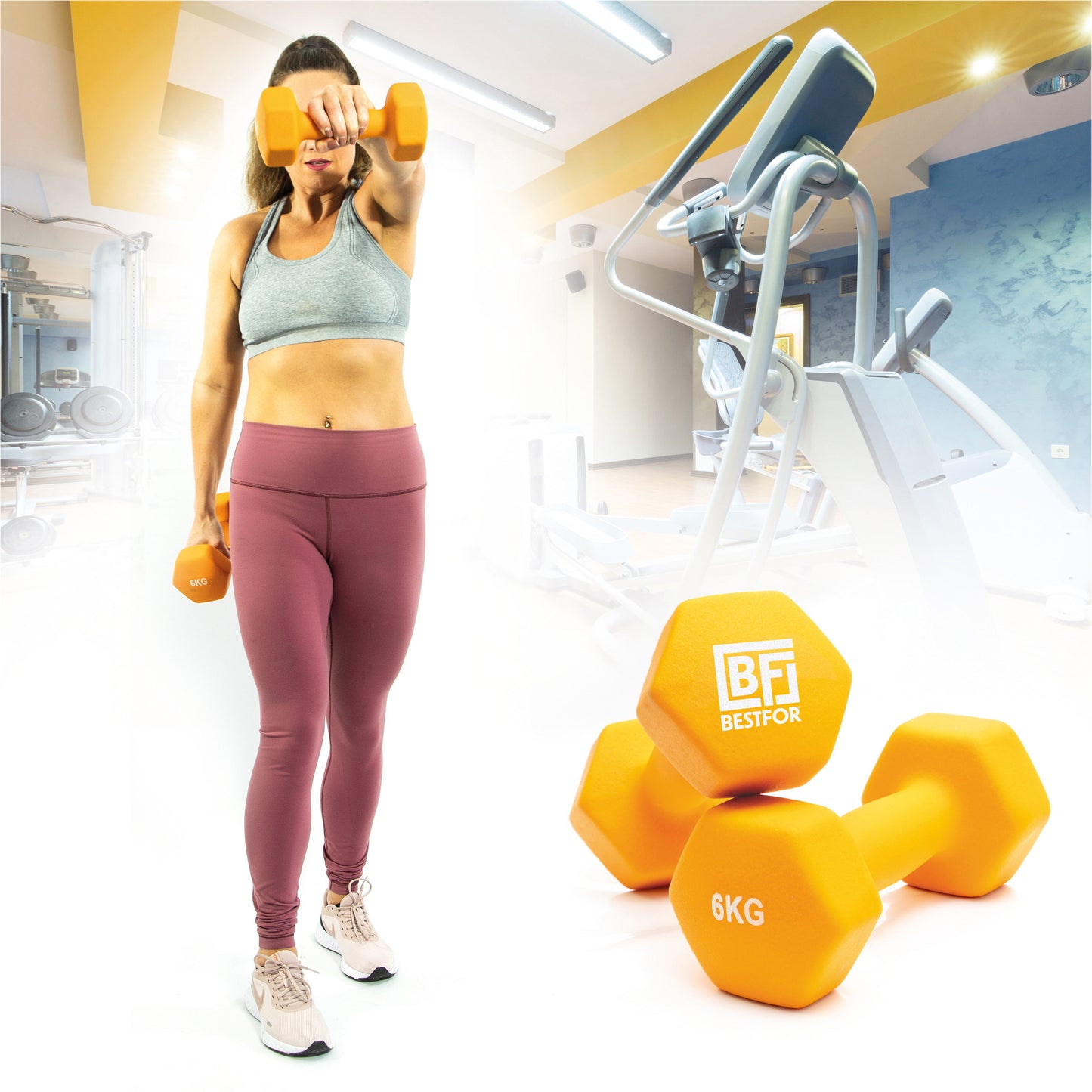Neoprene Dumbbell Set - 6kgs