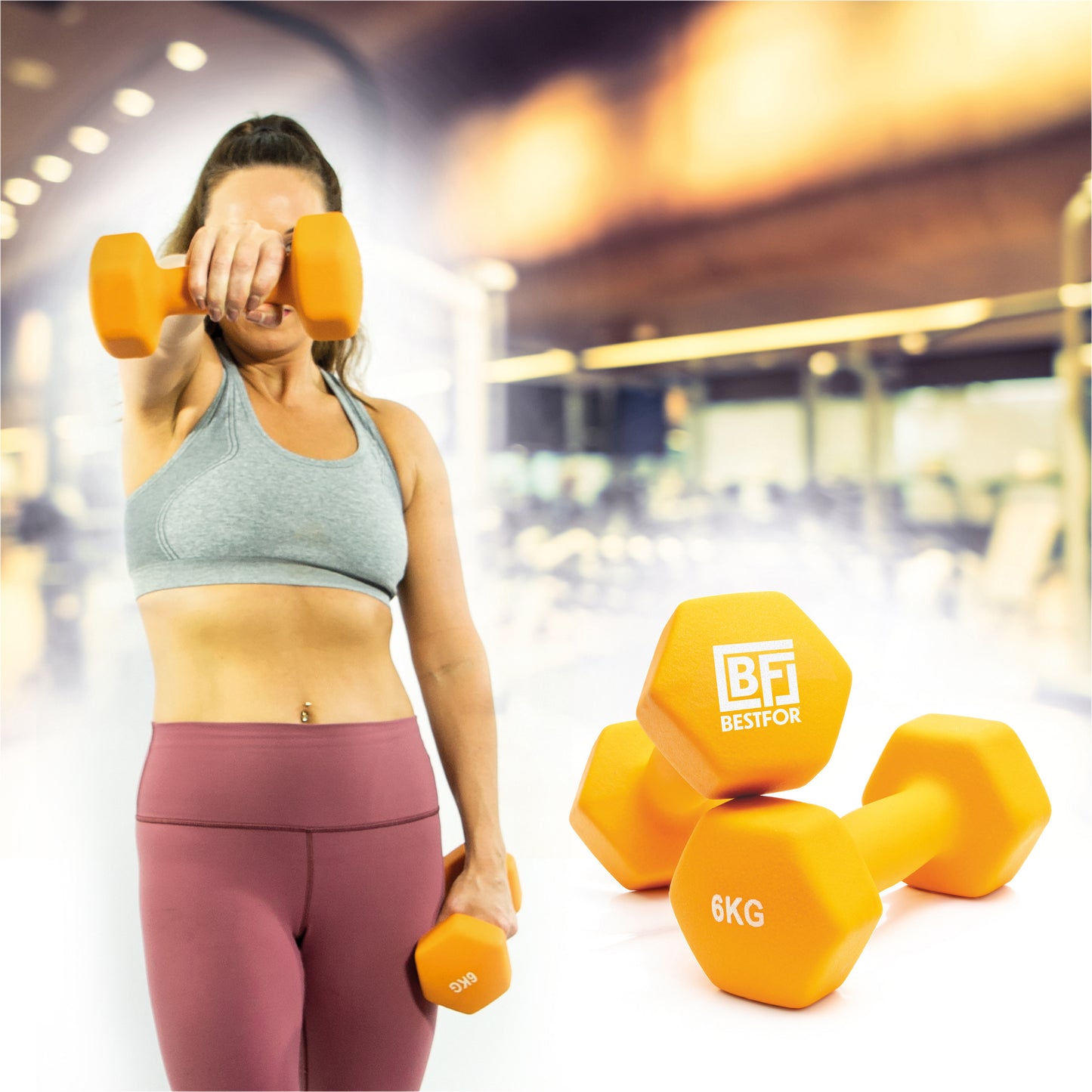 Neoprene Dumbbell Set - 6kgs