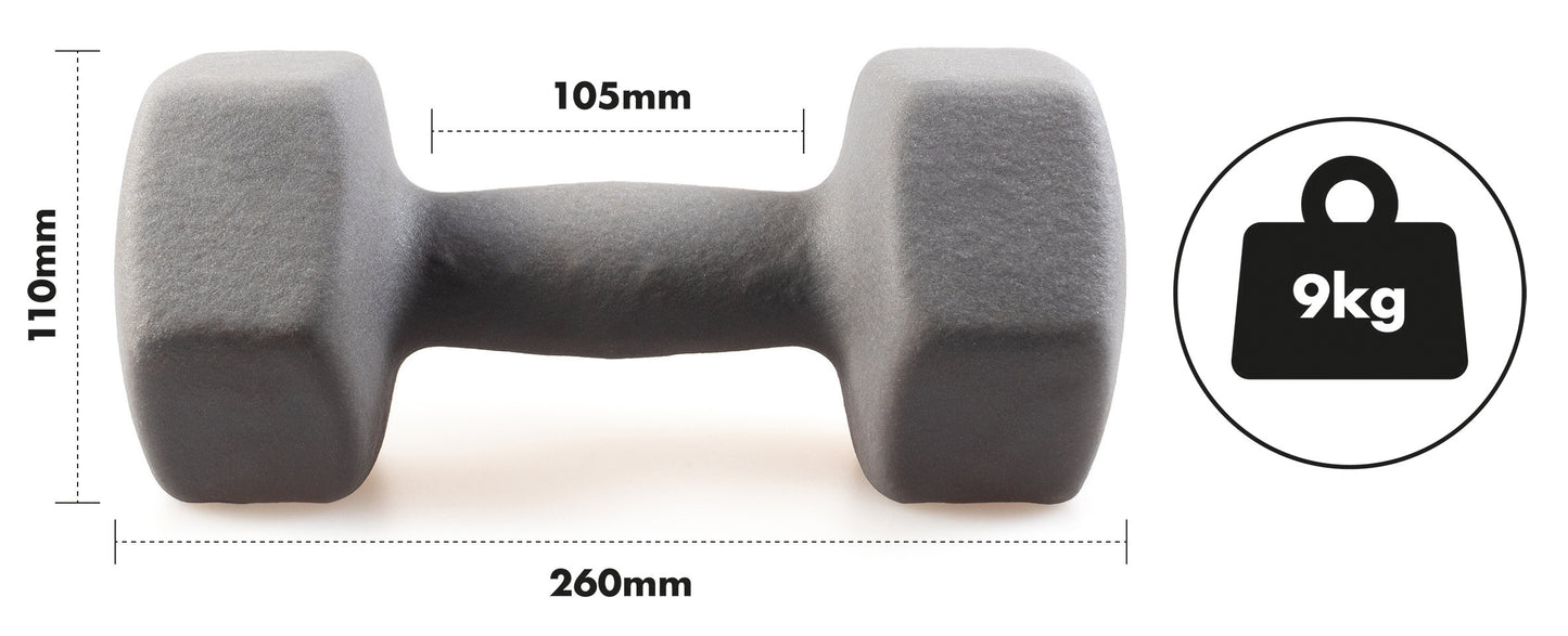 Neoprene Dumbbell Set - 9kgs
