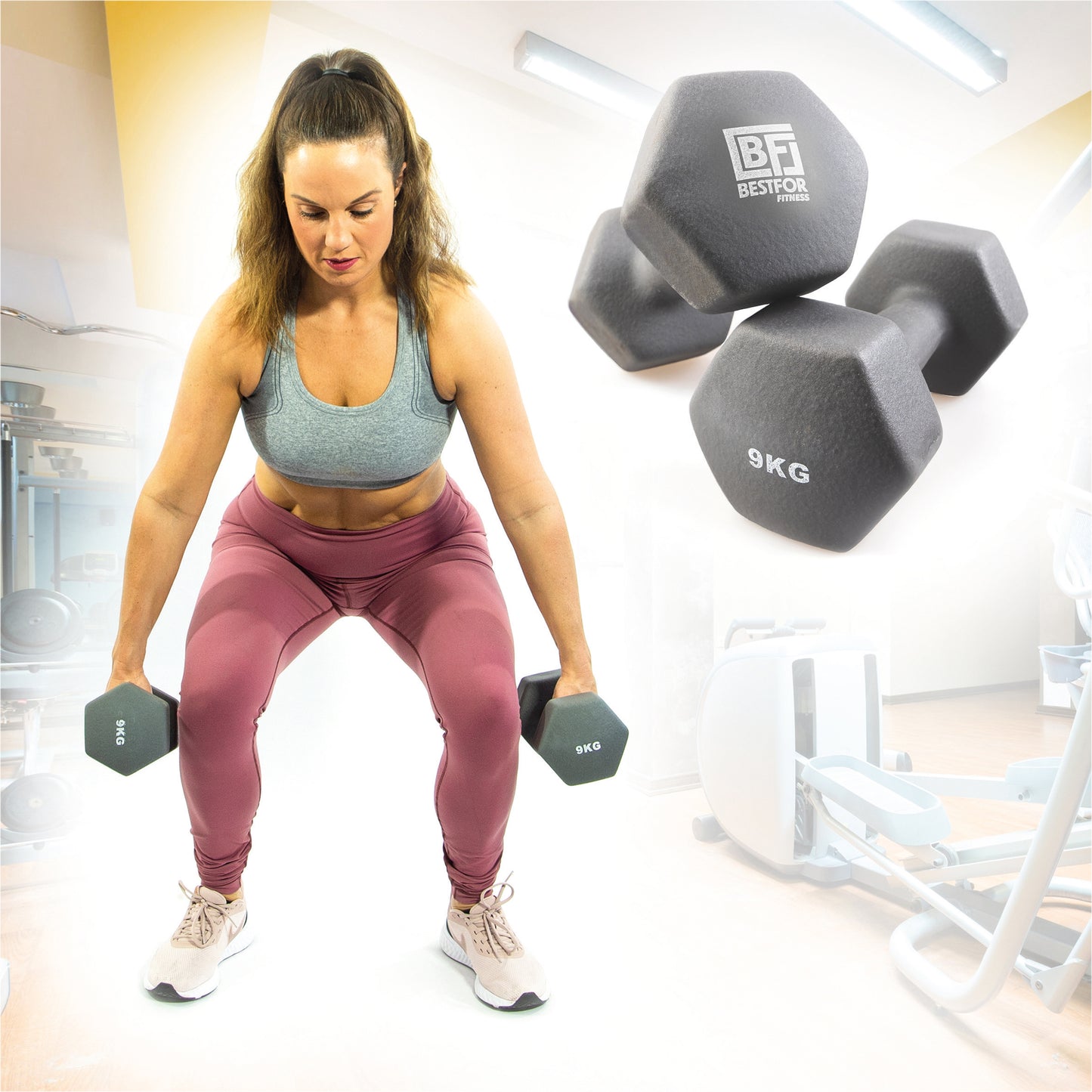 Neoprene Dumbbell Set - 9kgs