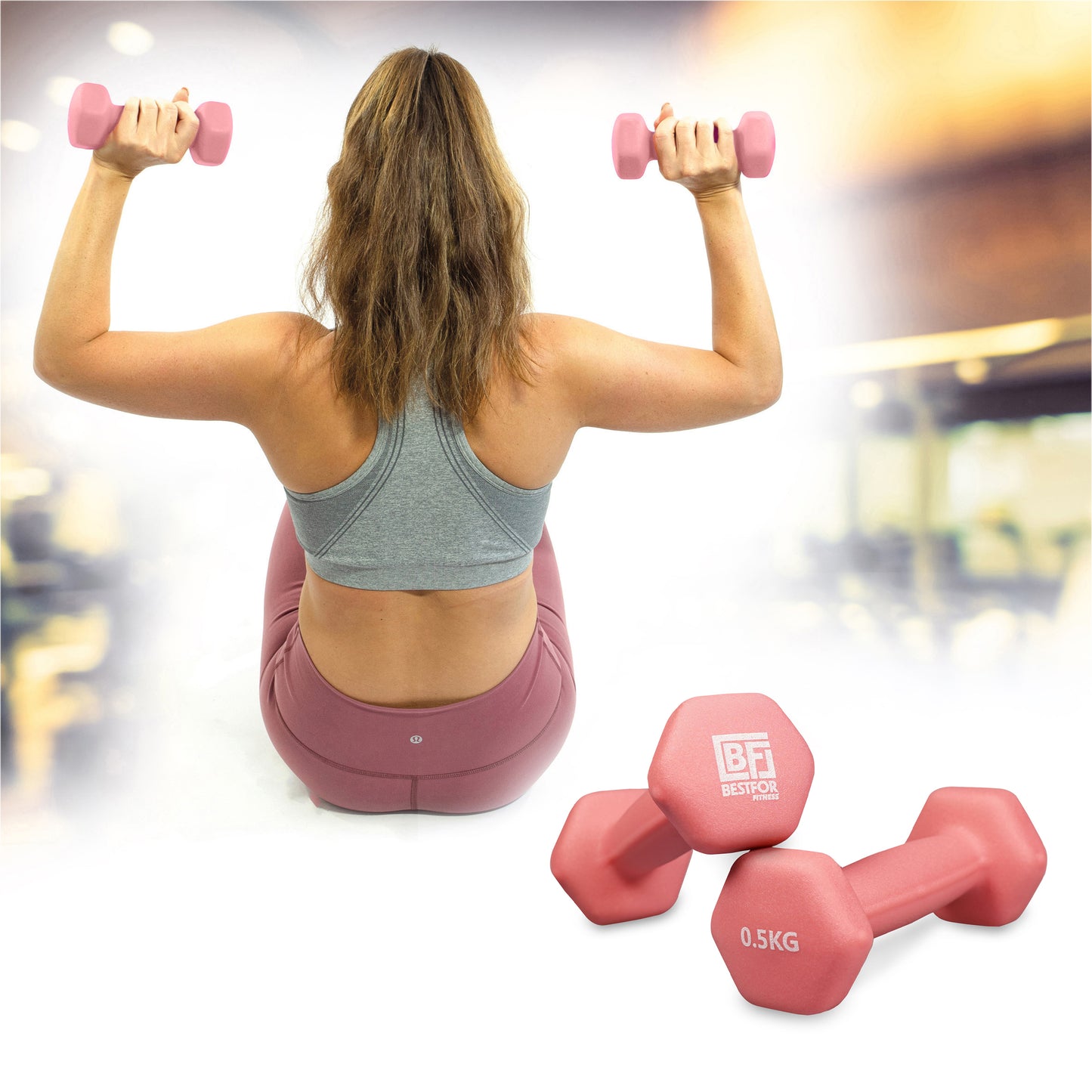 Neoprene Dumbbell Set - 0.5kgs
