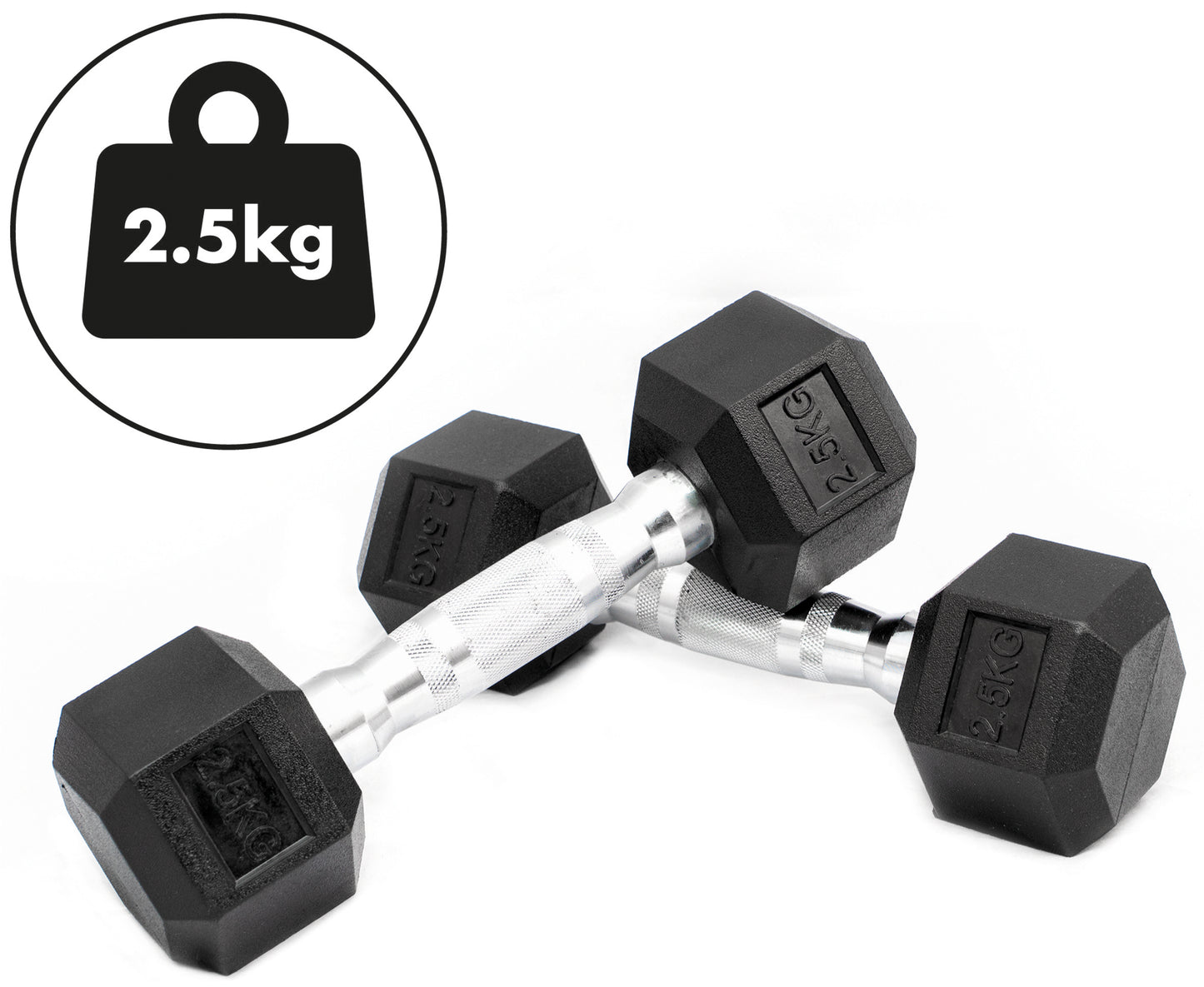 Hex Dumbbell Set - 2.5kgs