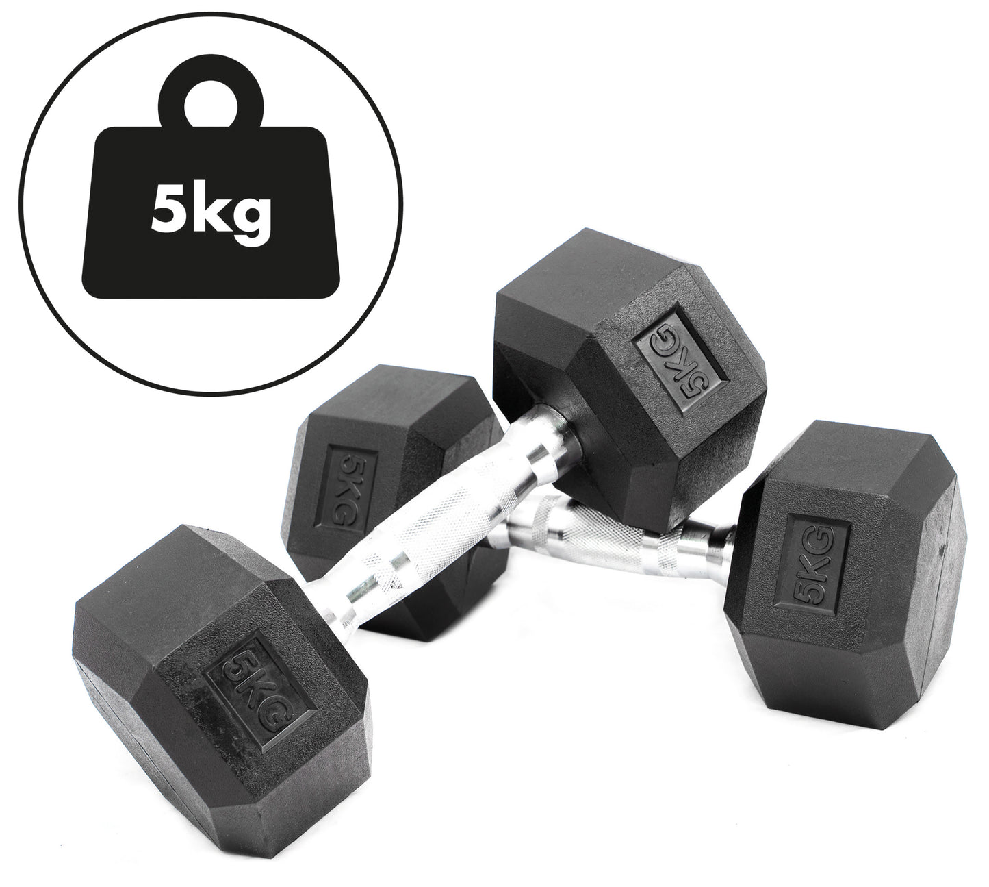 Hex Dumbbell Set - 5kgs