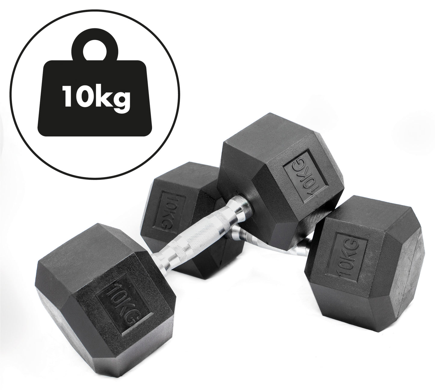 Hex Dumbbell Set - 10kgs