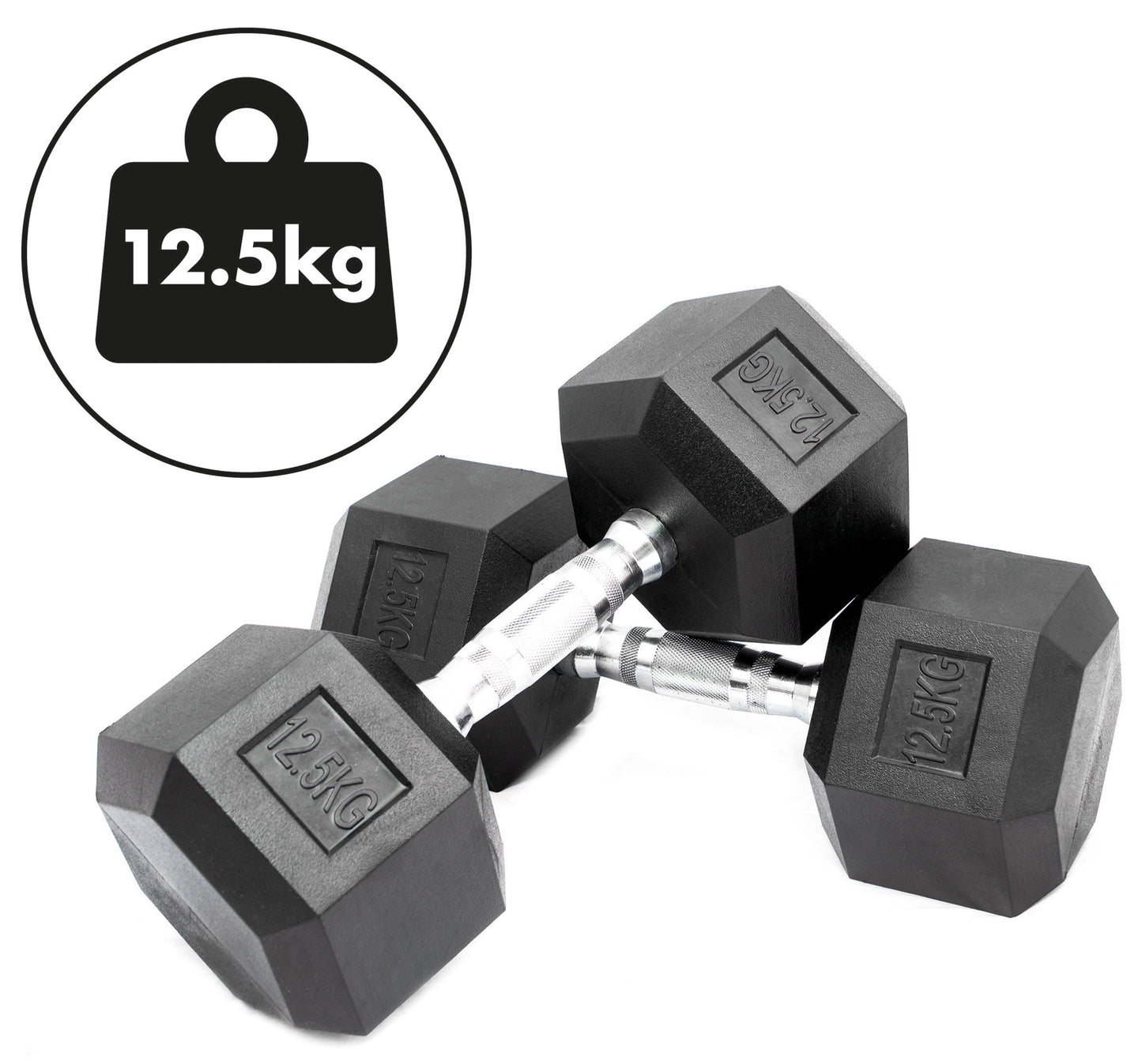 Hex Dumbbell Set - 12.5kgs