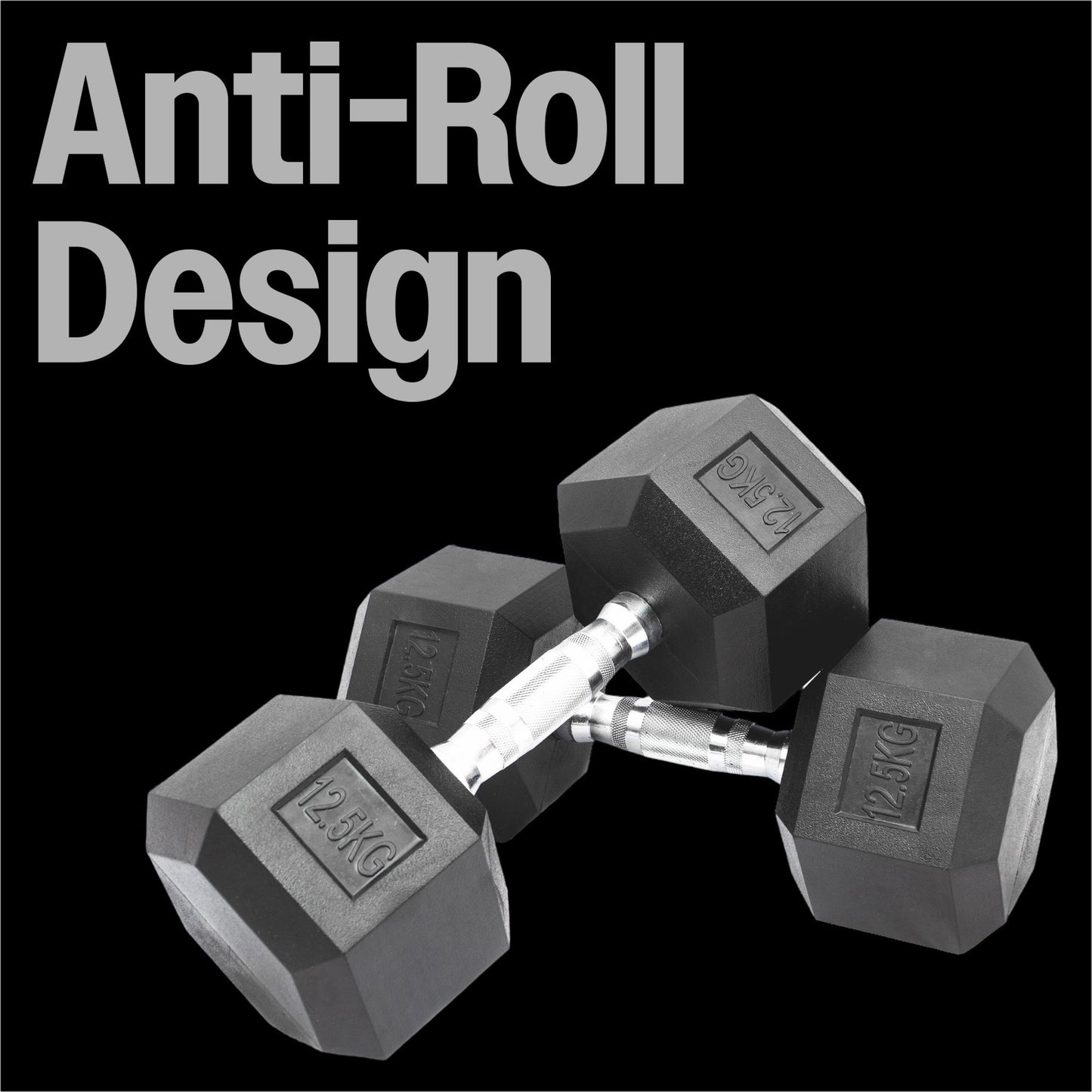 Hex Dumbbell Set - 12.5kgs