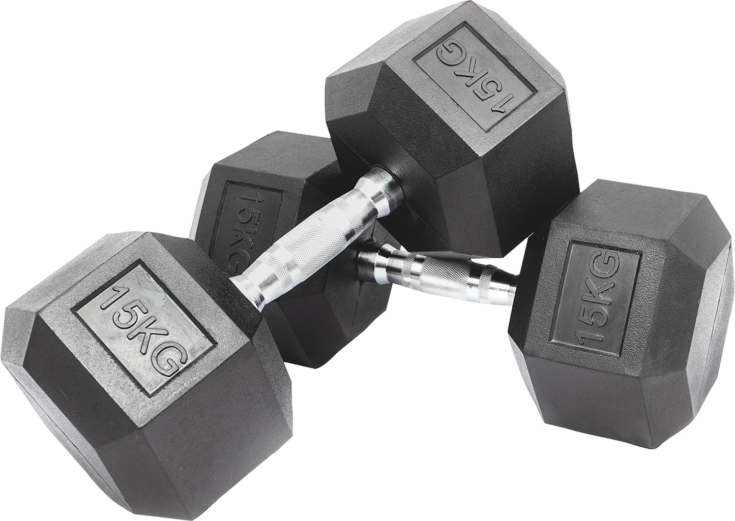 Hex Dumbbell Set - 15kgs