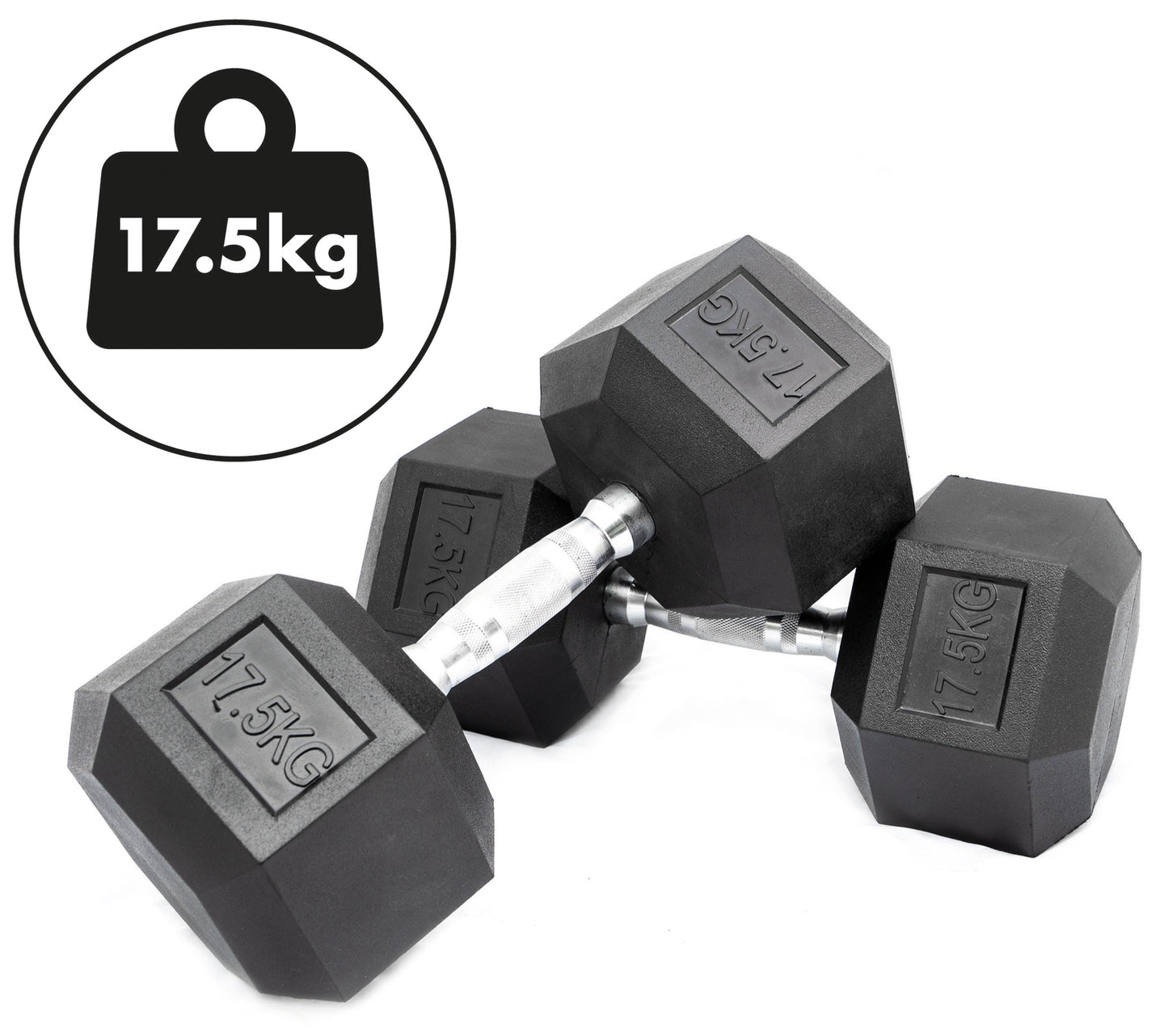 Hex Dumbbell Set - 17.5kgs