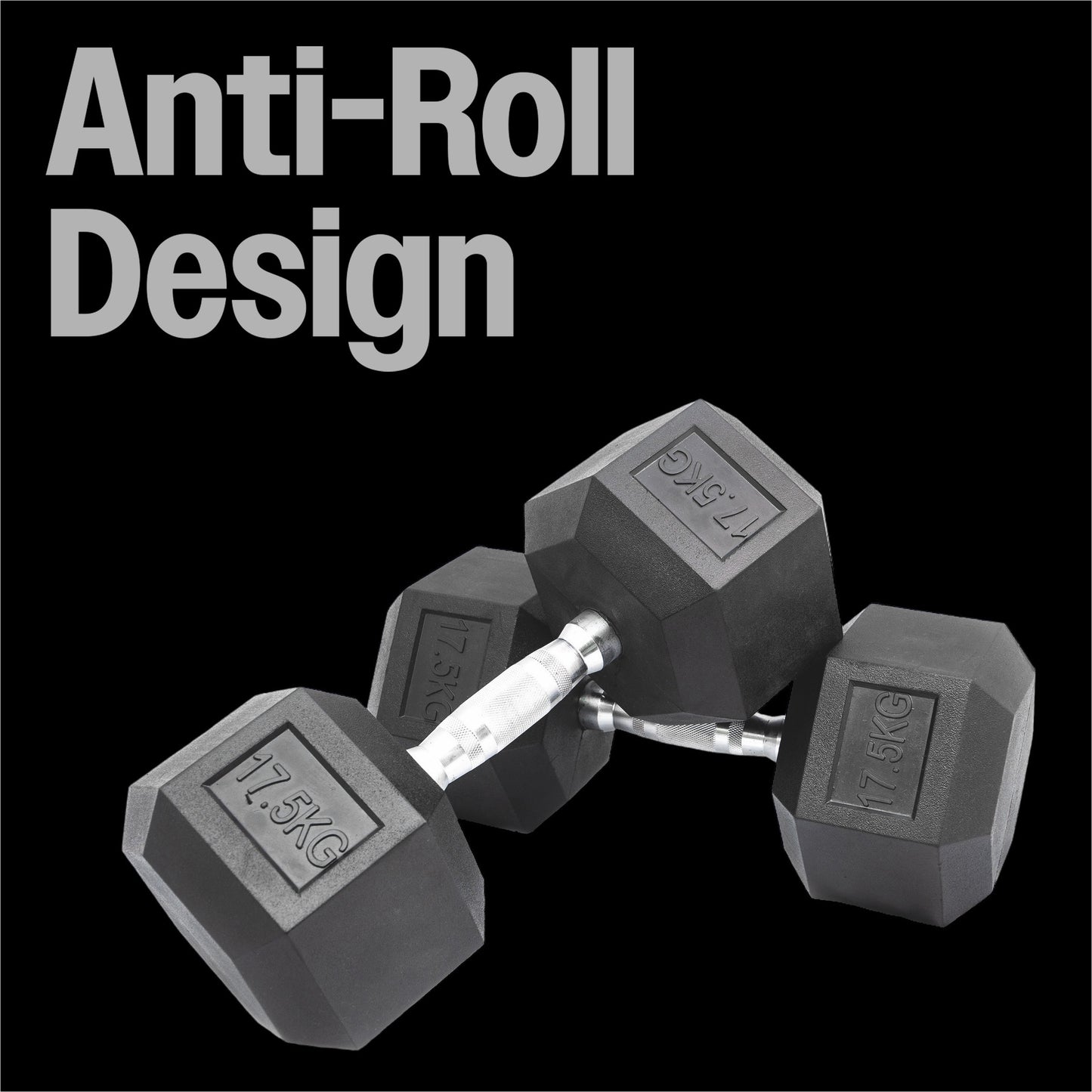Hex Dumbbell Set - 17.5kgs