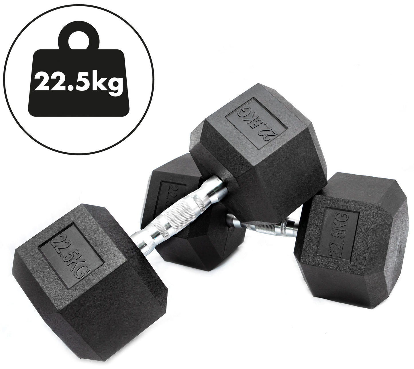 Hex Dumbbell Set - 22.5kgs