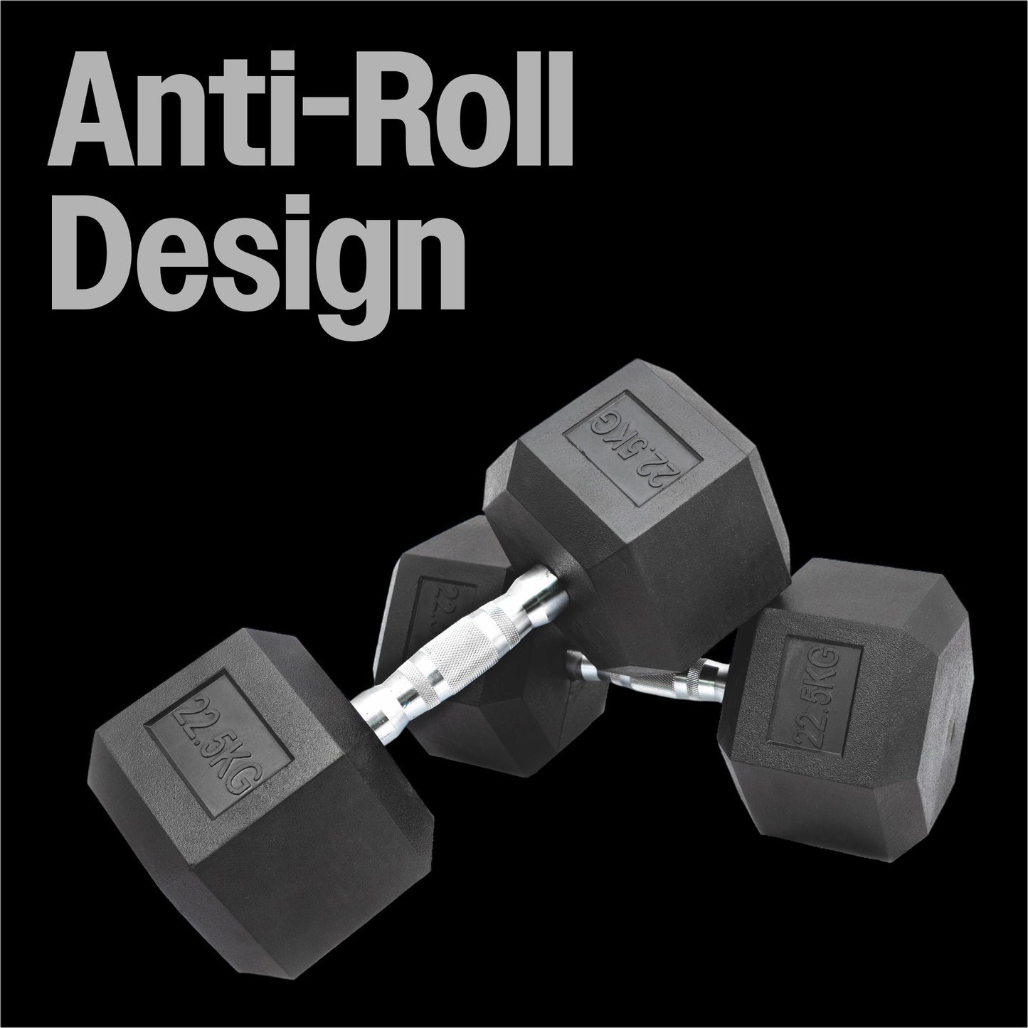 Hex Dumbbell Set - 22.5kgs