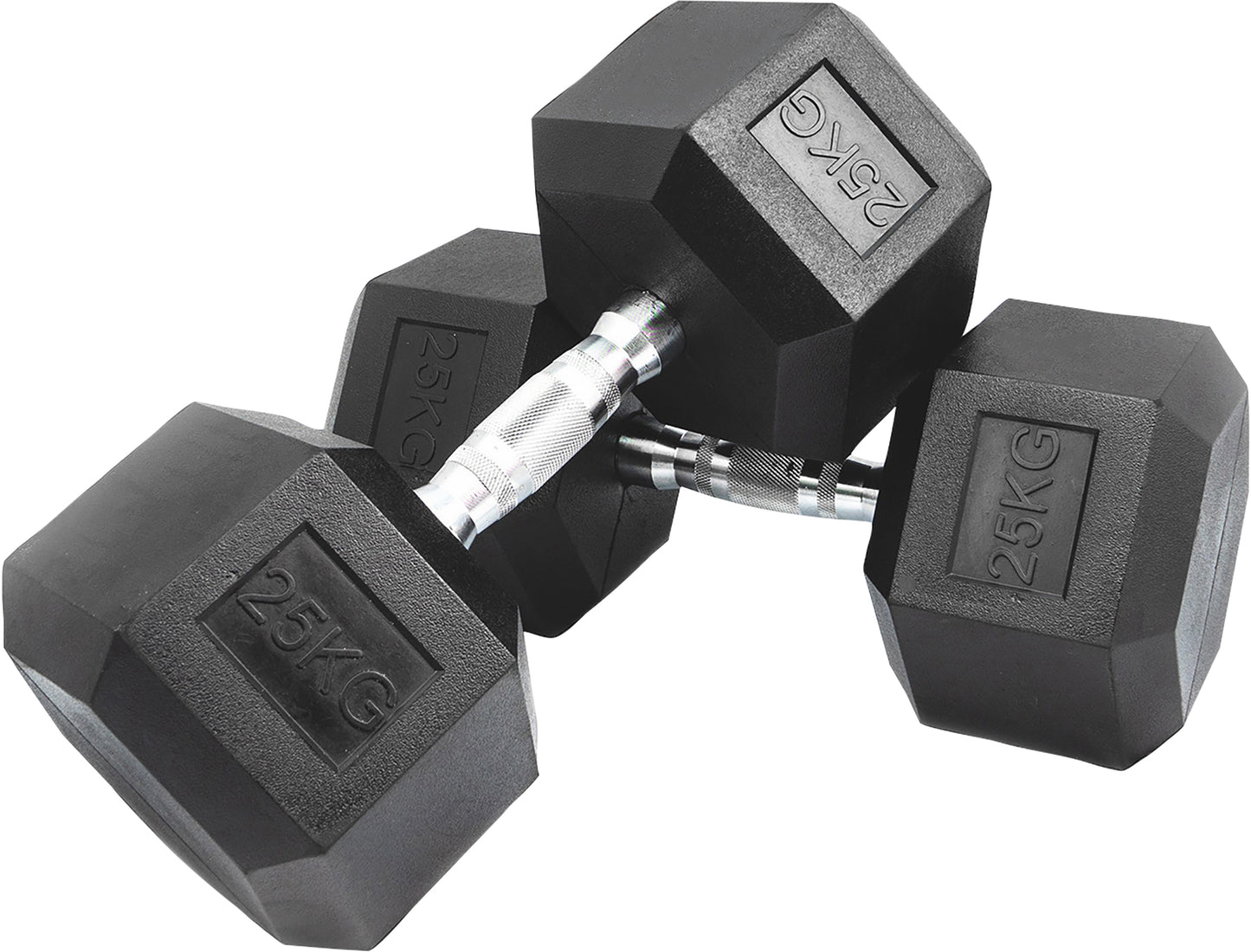 Hex Dumbbell Set- 25kgs