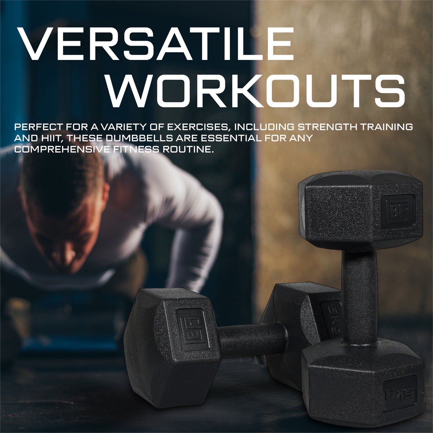 Bestfor 5kg Vinyl Coated Dumbbell (Pair)
