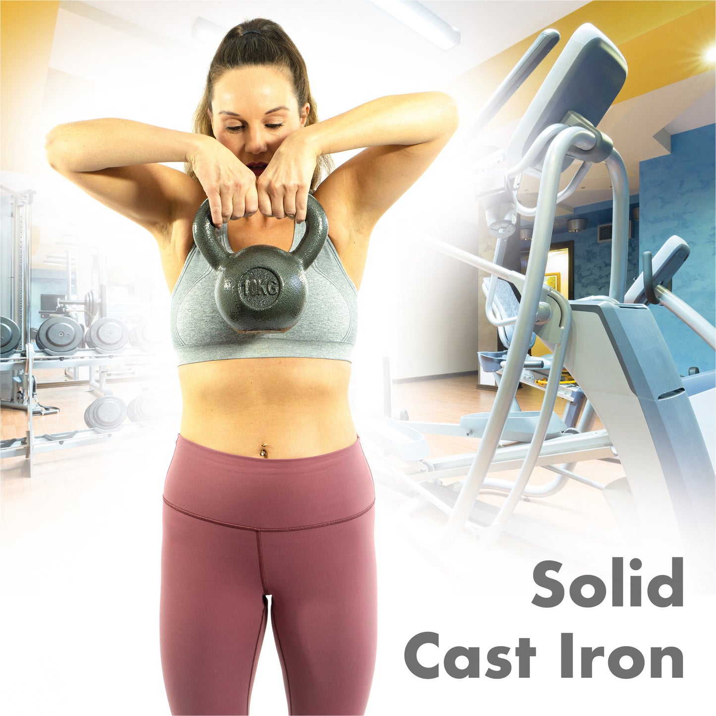 Cast Iron Kettlebell - 10kgs