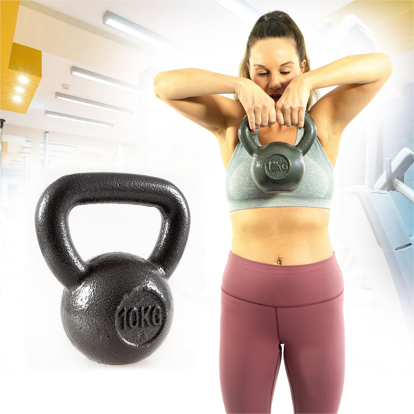 Cast Iron Kettlebell - 10kgs