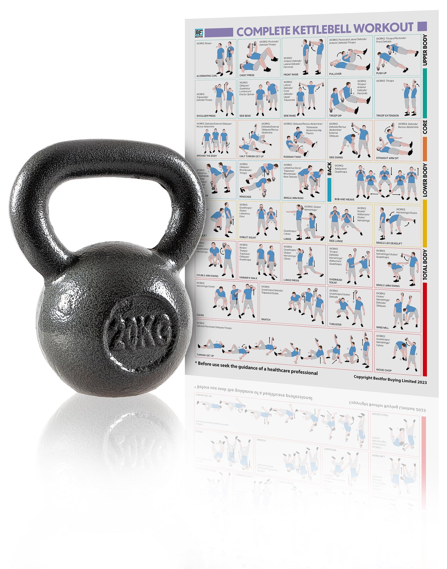 Cast Iron Kettlebell - 20kgs