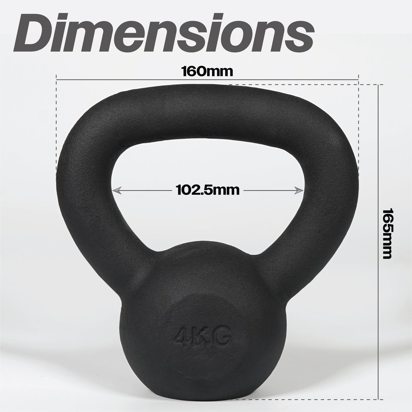 Cast Iron Kettlebell (4kg)