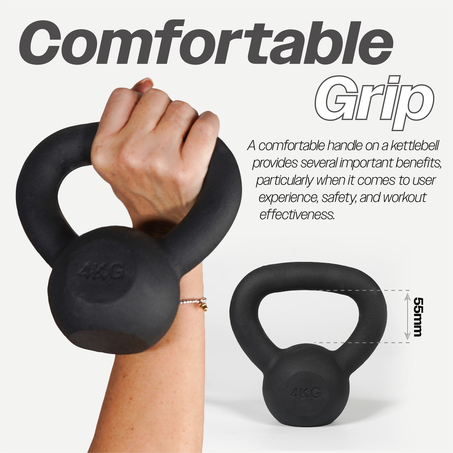 Cast Iron Kettlebell (4kg)