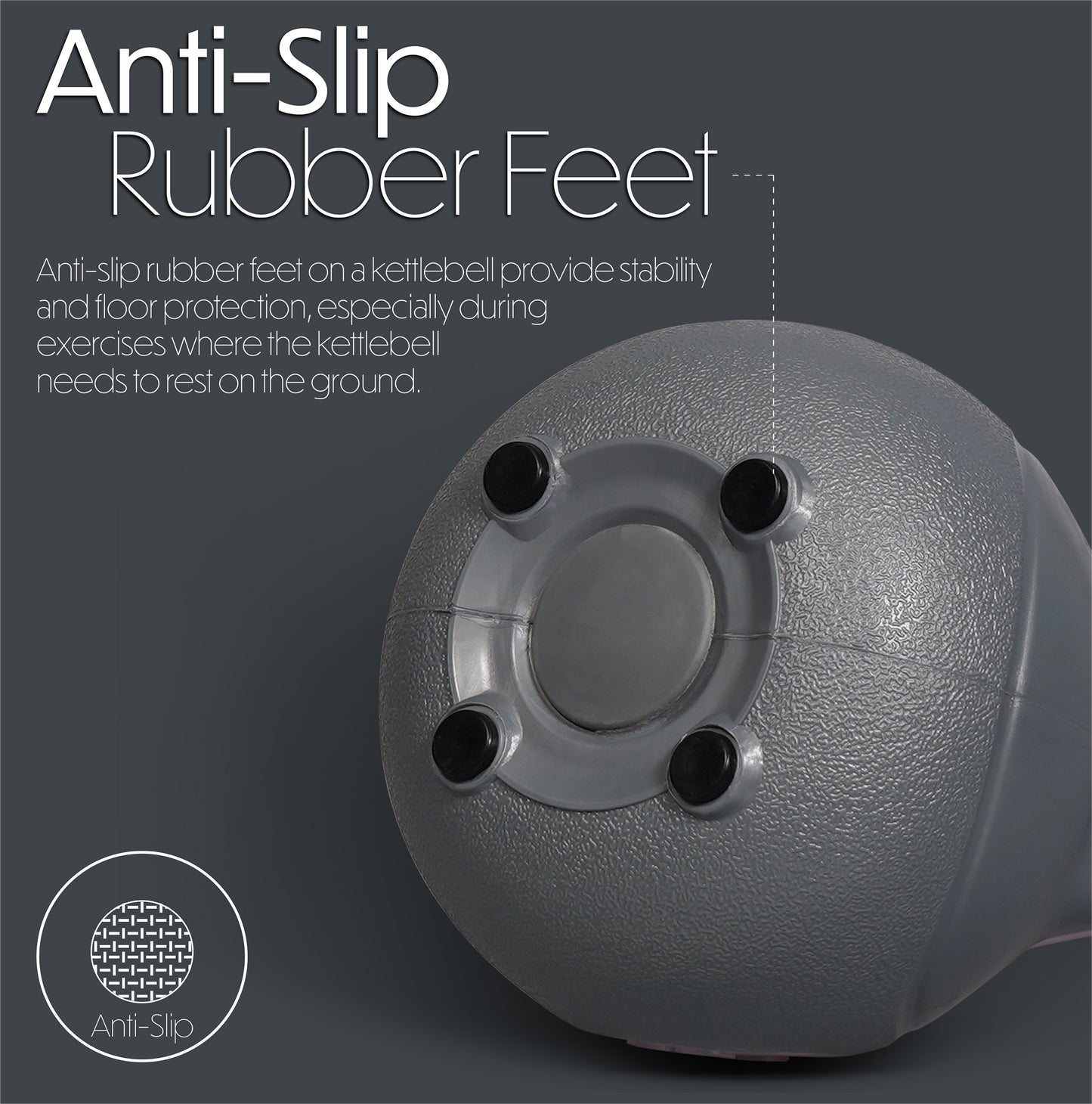 Bestfor Vinyl Coated Two Tone Kettlebell (6kg)