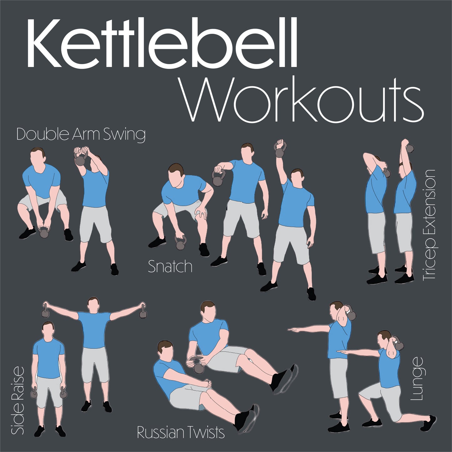 Bestfor Vinyl Coated Two Tone Kettlebell (6kg)