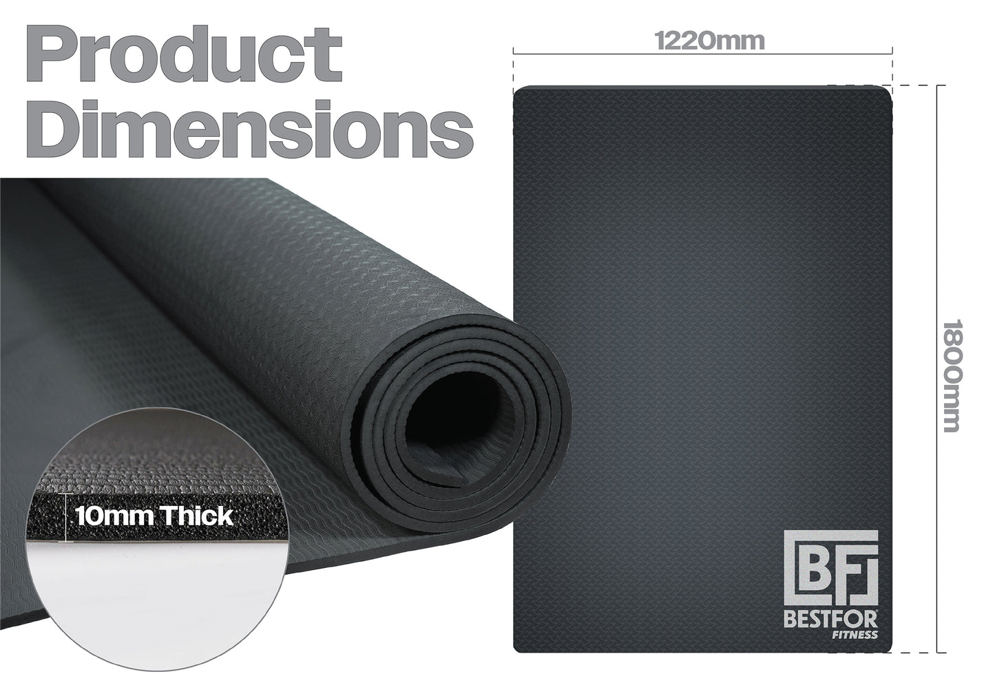 Yoga Mat 183 x 122cm