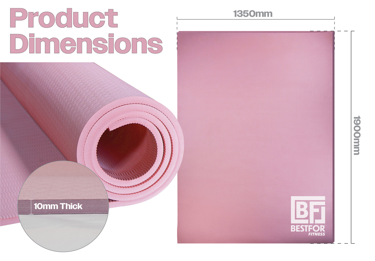 Yoga Mat 190 x 135cm
