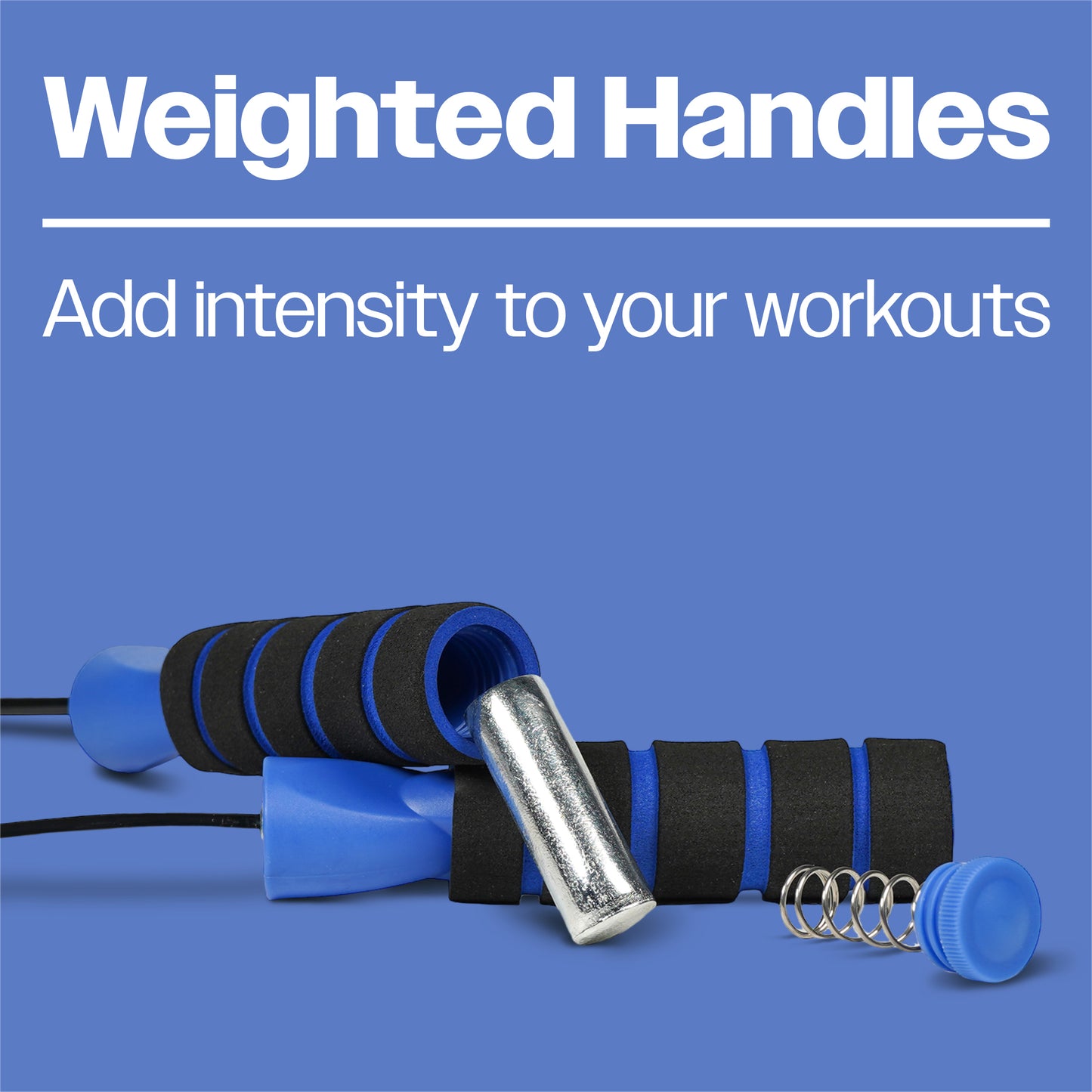 Fitness Handle Skipping Rope Set of 4