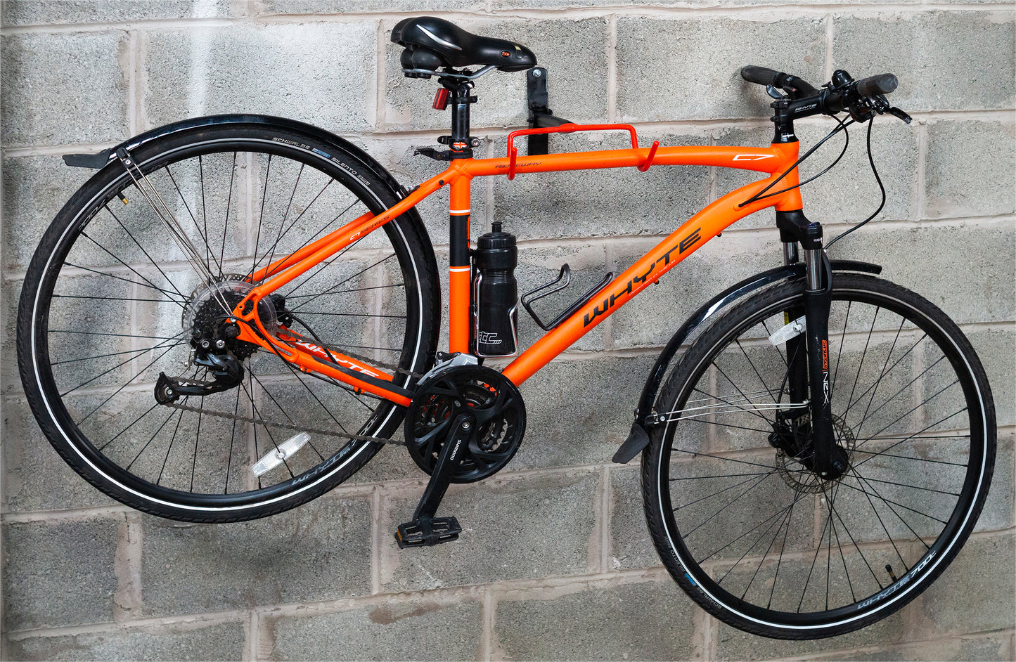 Wall Mounting Fold Away Bicycle Hanger