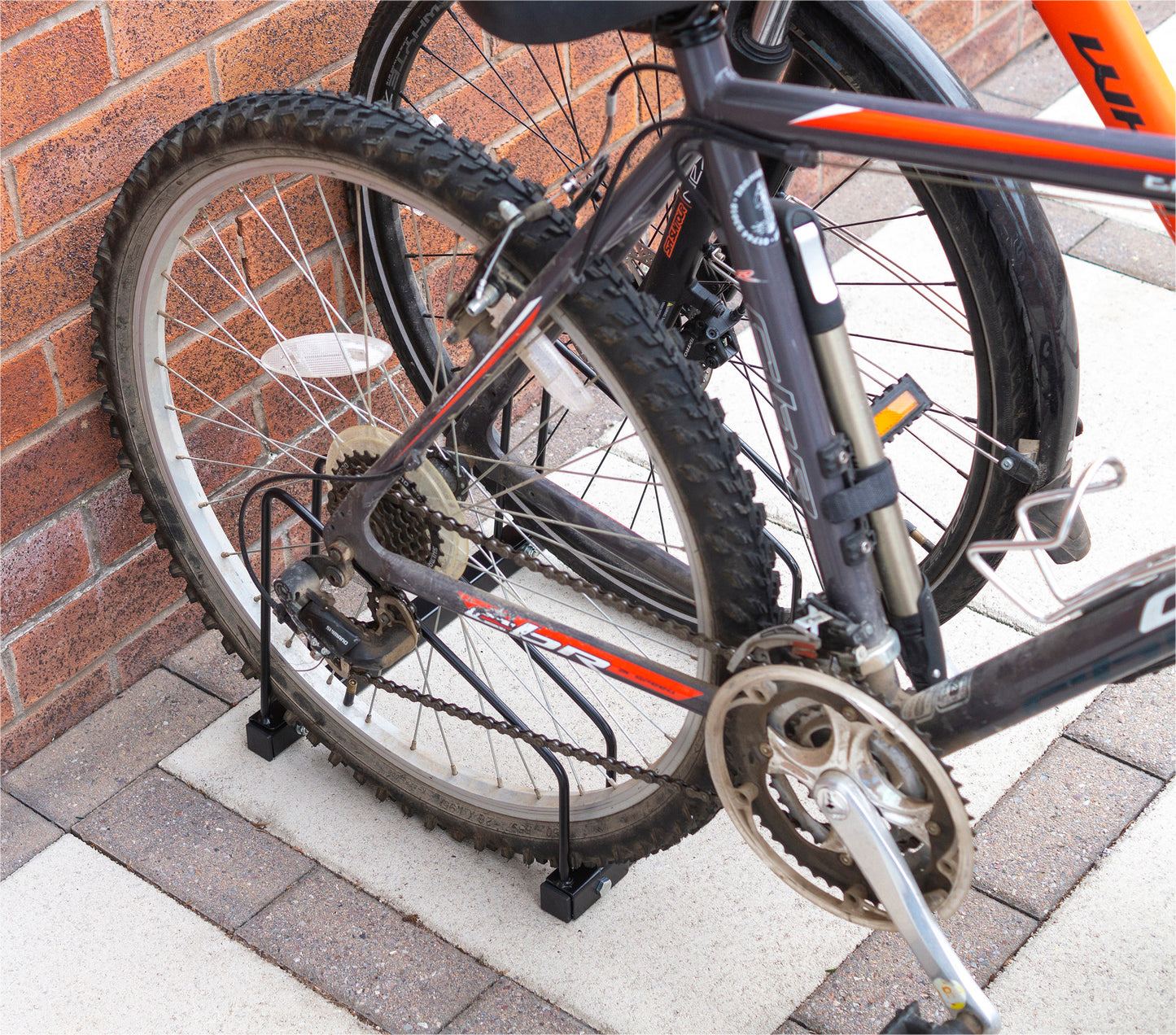 Free Standing 2 Rack Bicycle Stand