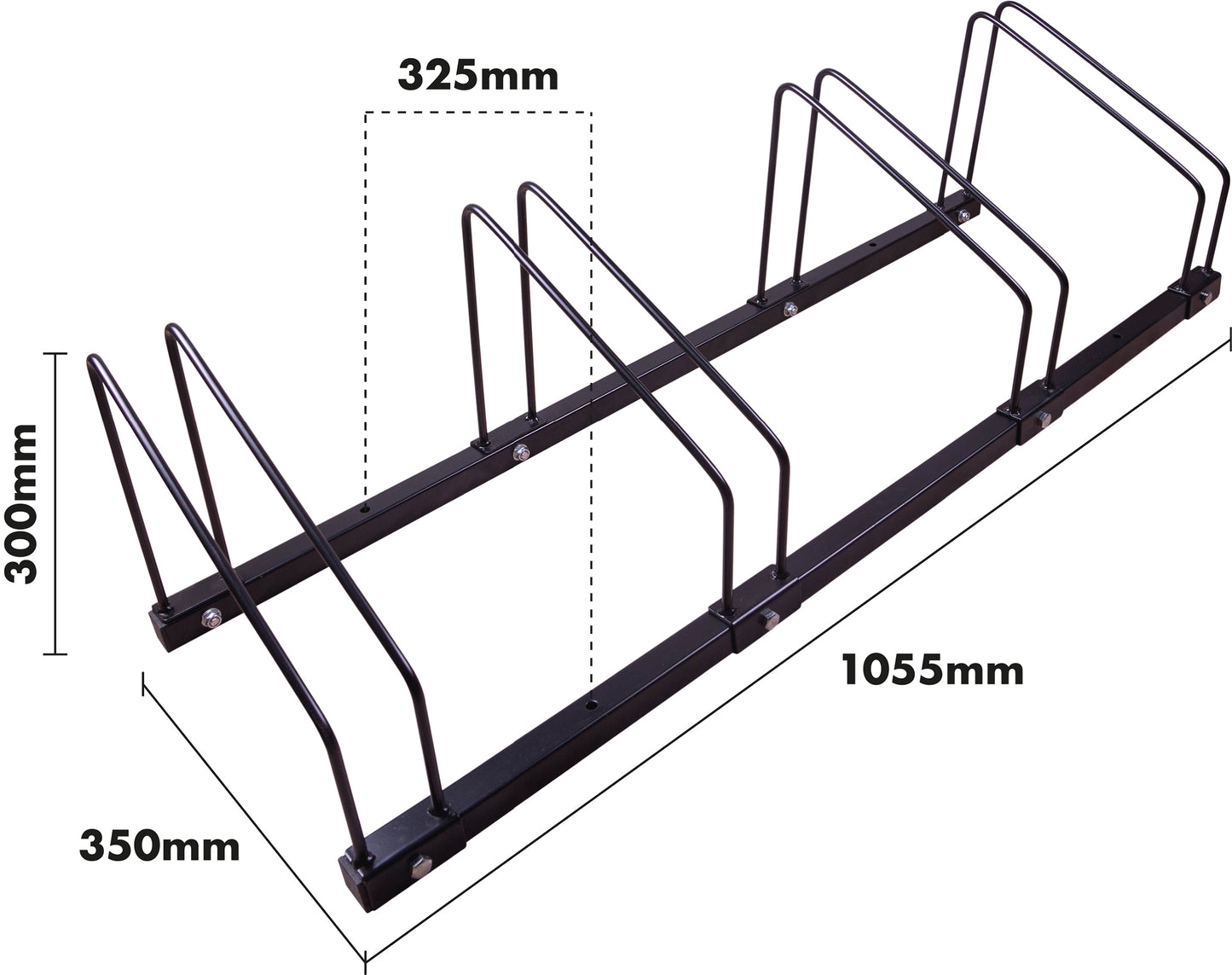Free Standing 4 Rack Bicycle Stand