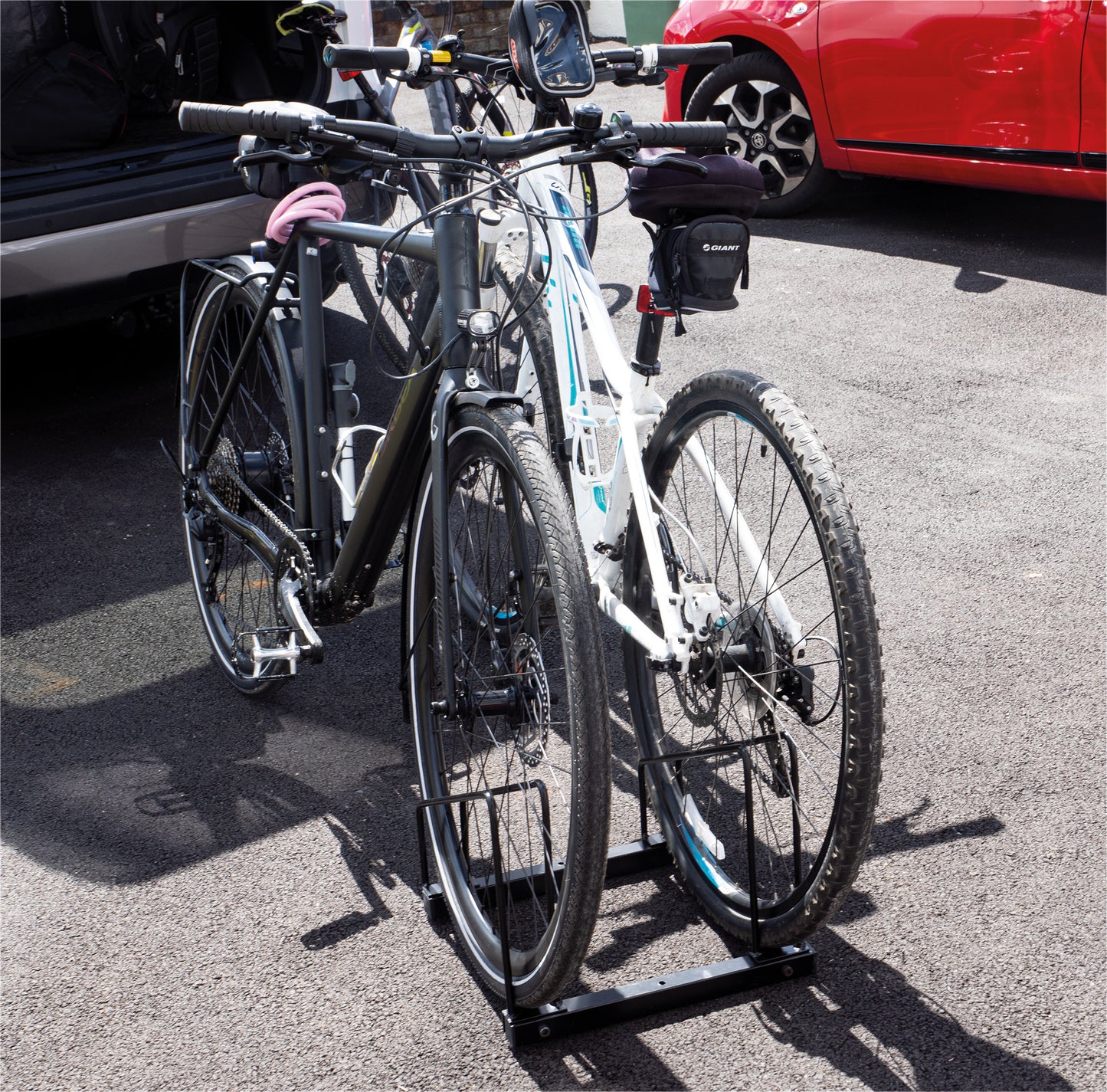 Free Standing 4 Rack Bicycle Stand