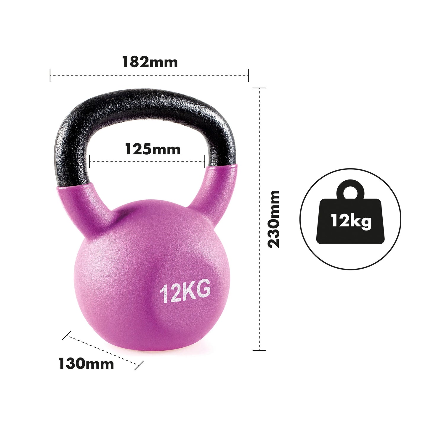 Neoprene Kettlebell - 8kgs