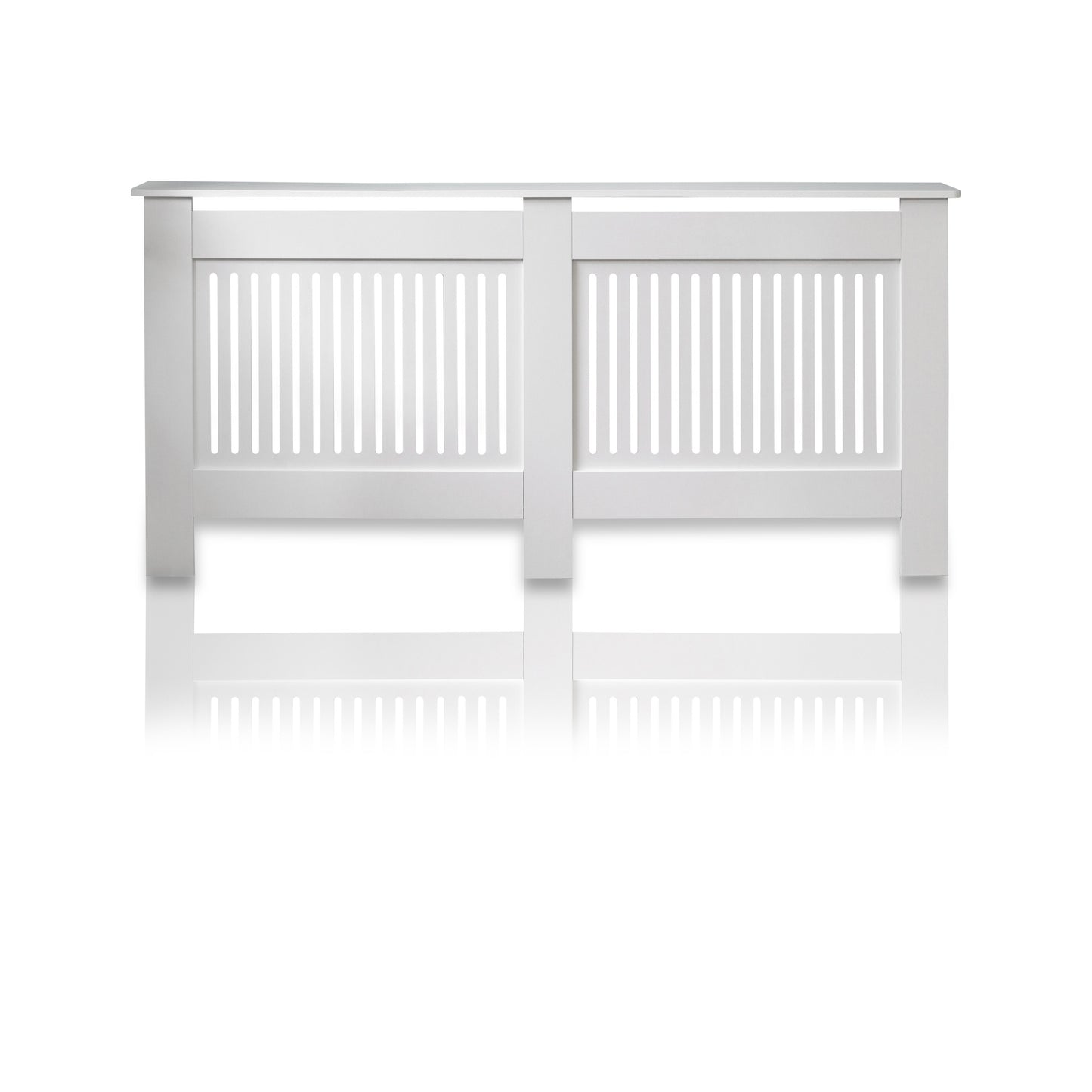 MDF Radiator Cover Vertical Vents, X.Large - White