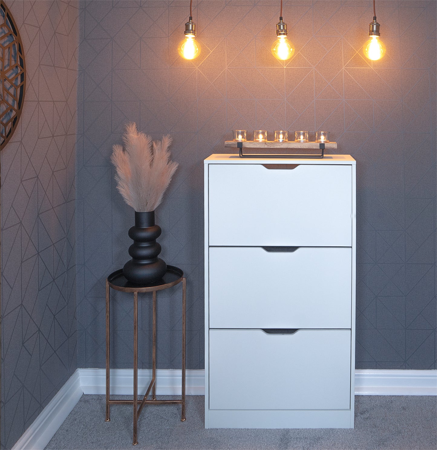 3 Drawer Shoe Storage Rack