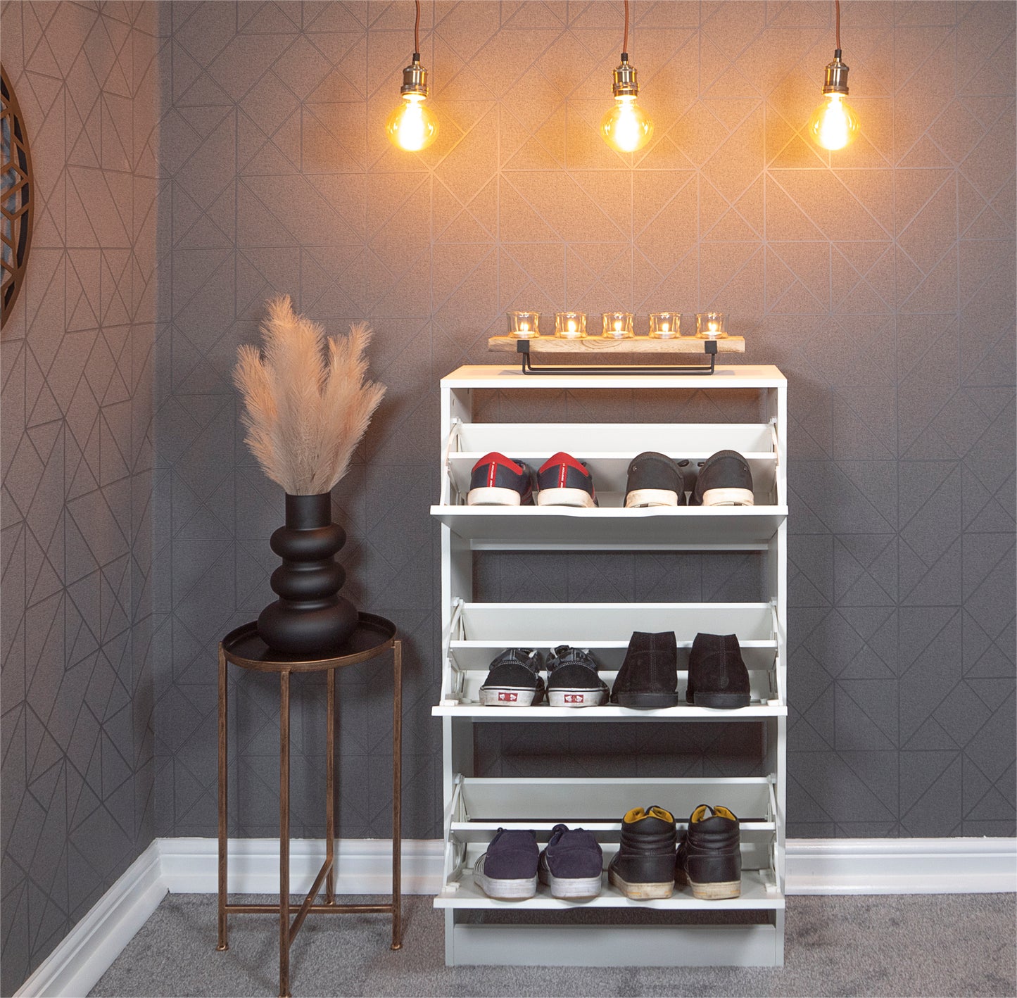 3 Drawer Shoe Storage Rack