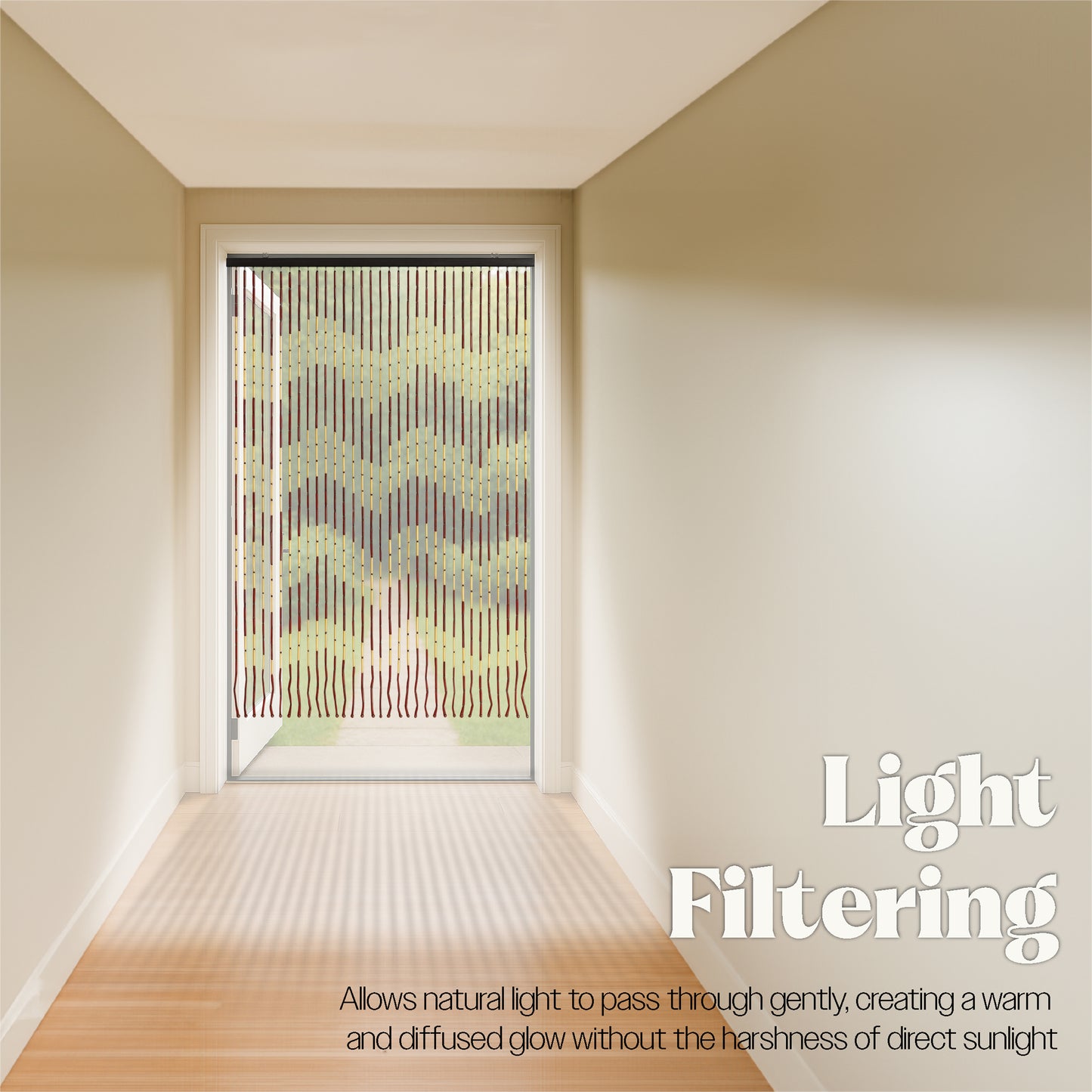 Bestfor Bamboo Beaded Door Insect Screen