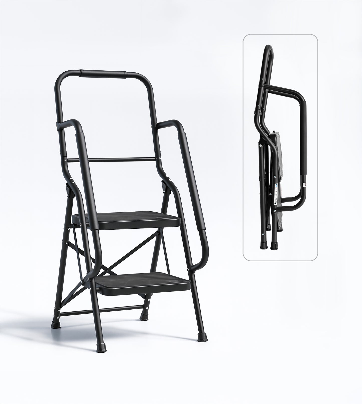 Bestfor 2 Step Ladder with Handrails