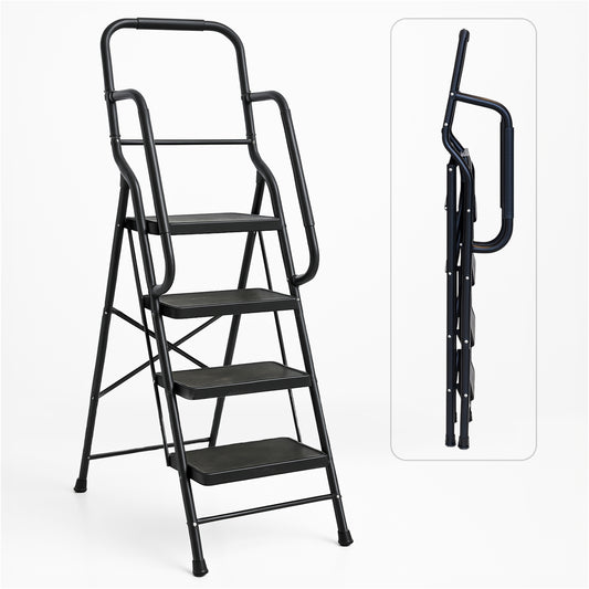 Bestfor 4 Step Ladder with Handrails