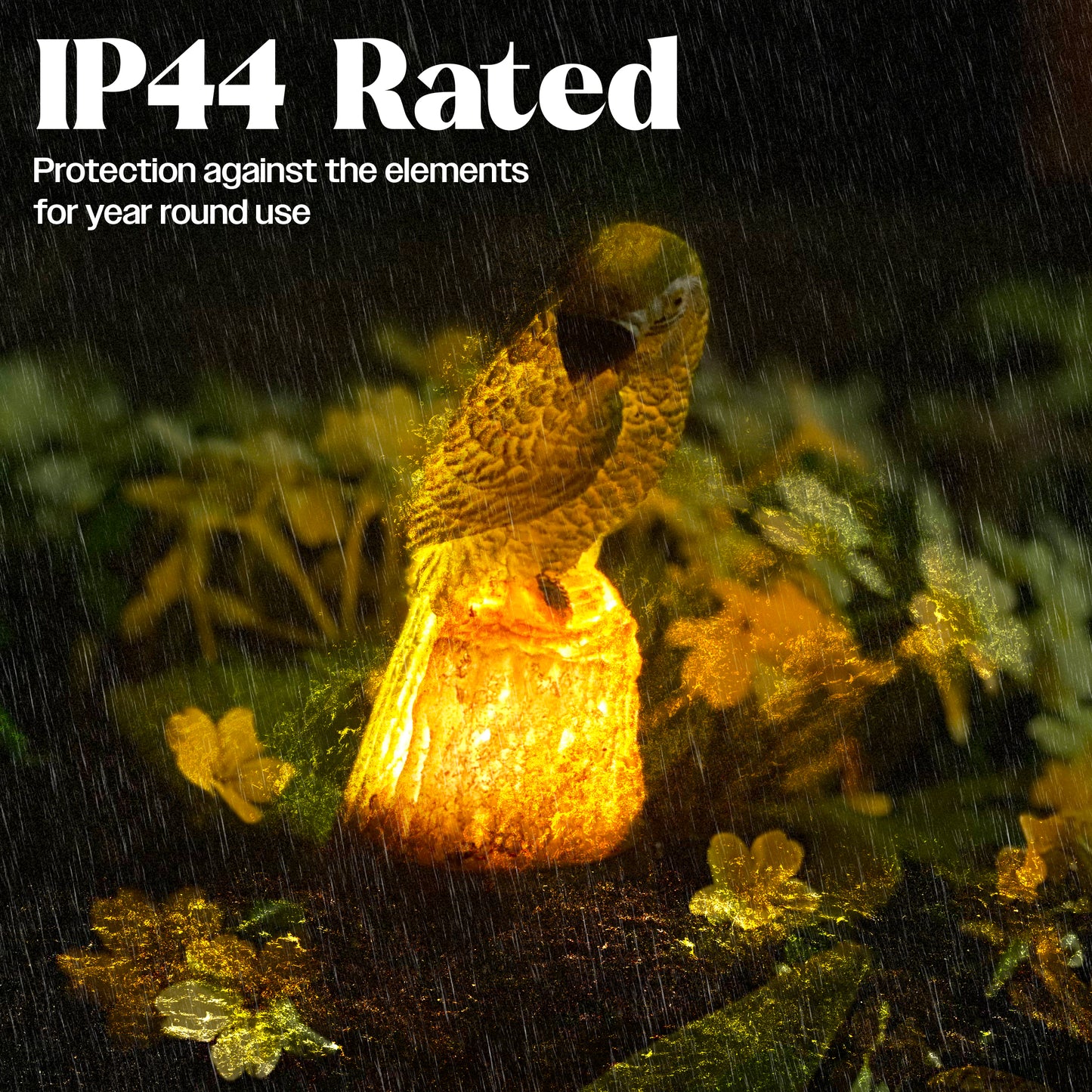 LED Solar Powered Green Parrot Garden Stake Light