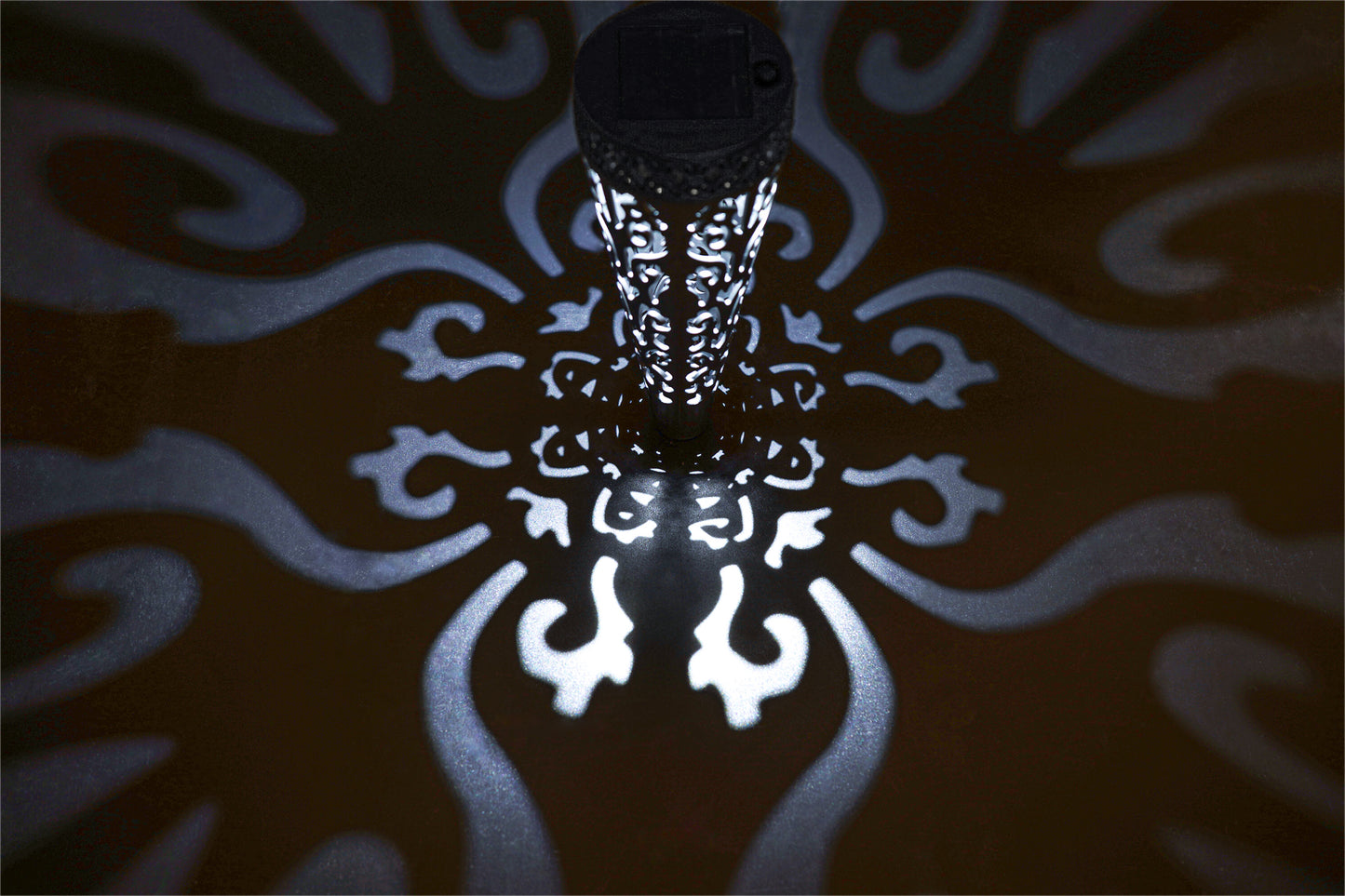 LED Solar Powered Multi Coloured Garden Torch Stake Light - Pack of 8