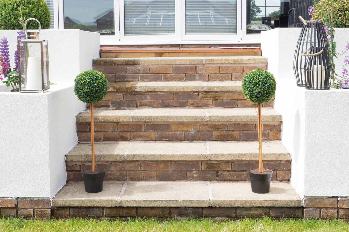 Artificial Topiary Ball Tree 85cm