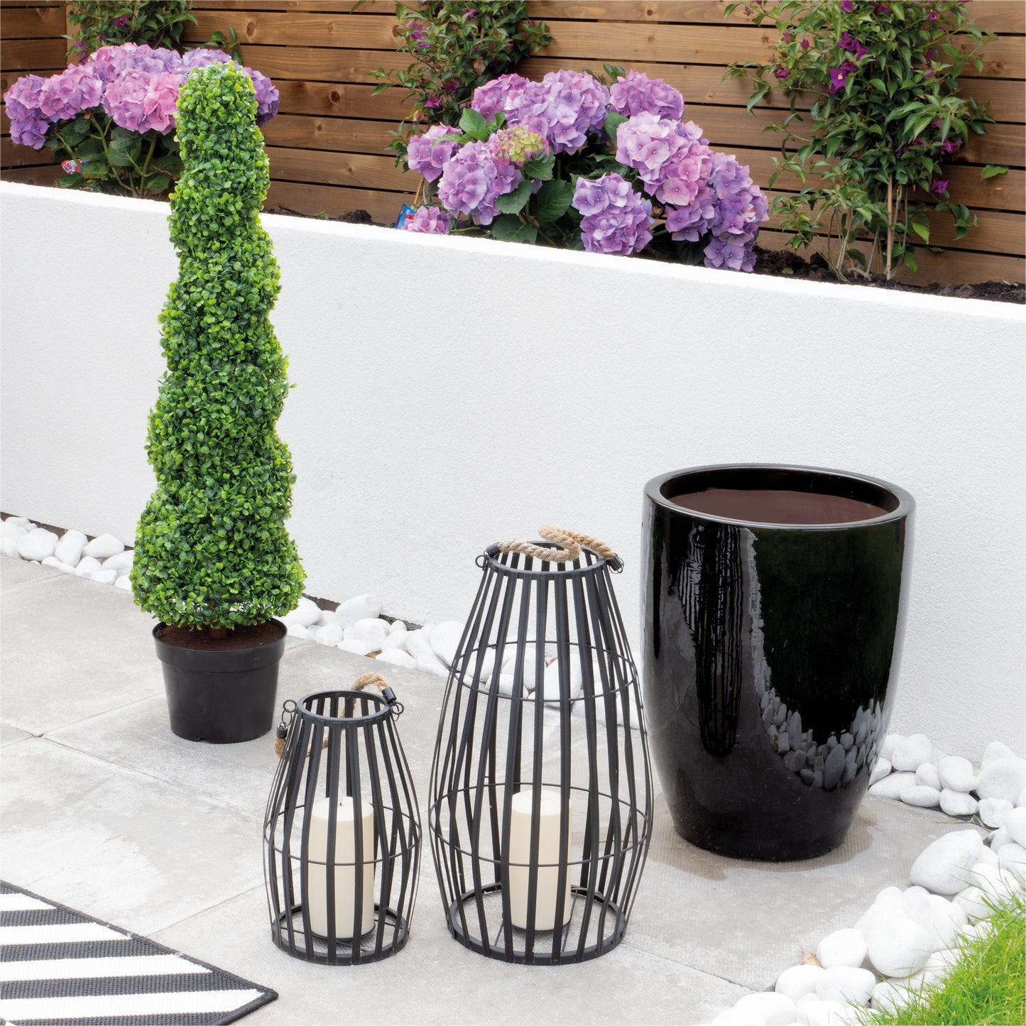 Artificial Topiary Spiral Tree 95cm