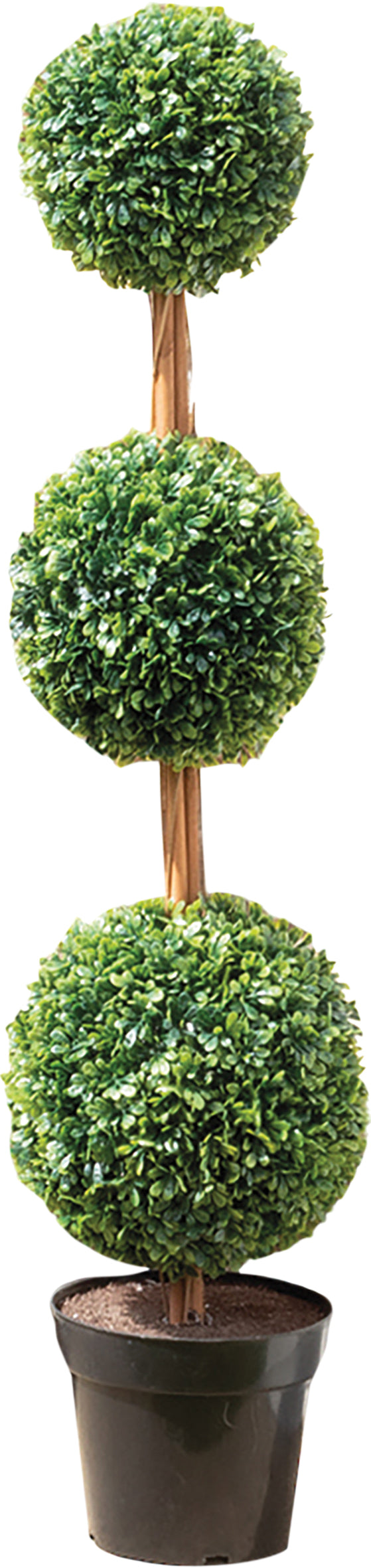 Artificial Topiary Triple Ball Tree 90cm