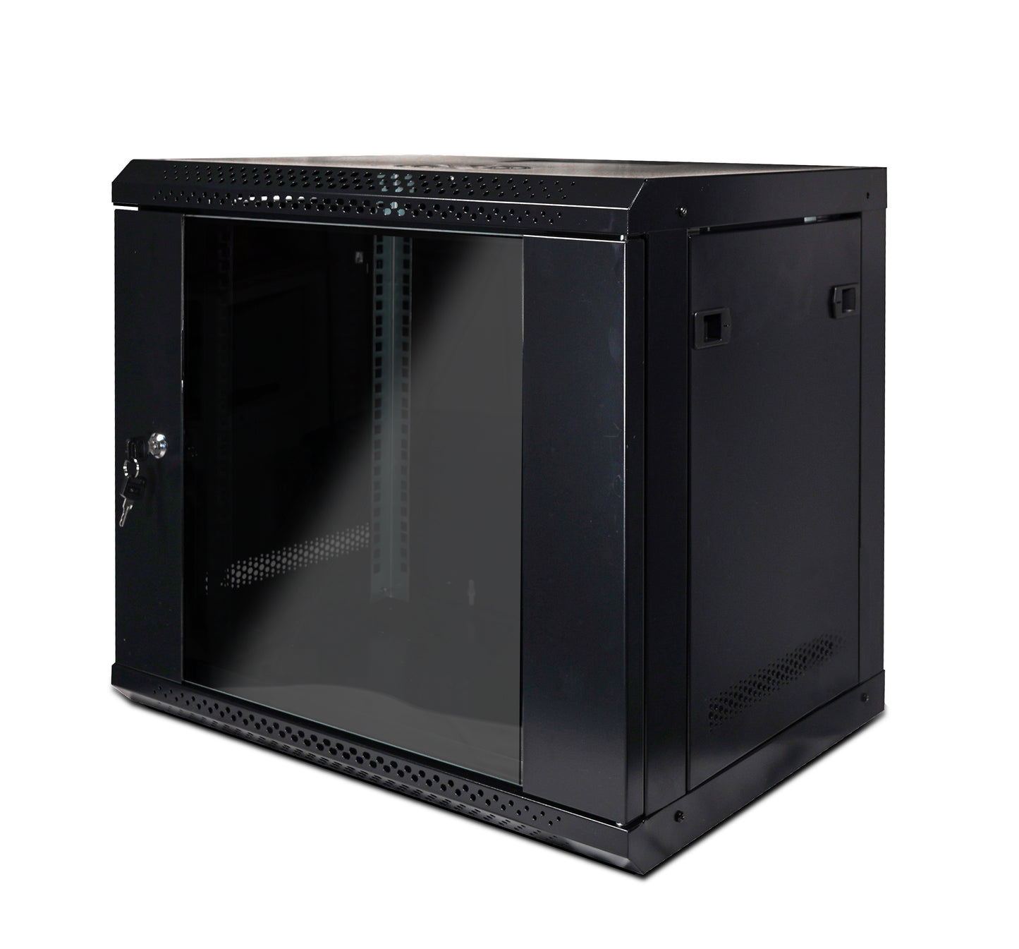 9U 19" Wall Mountable / Desktop 400mm Deep Flatpack Self Assembly Welded Steel Rack