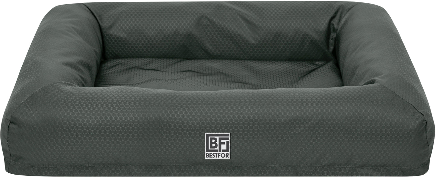 Waterproof Pet Bed with Cooling Gel Memory Foam, Medium - Charcoal