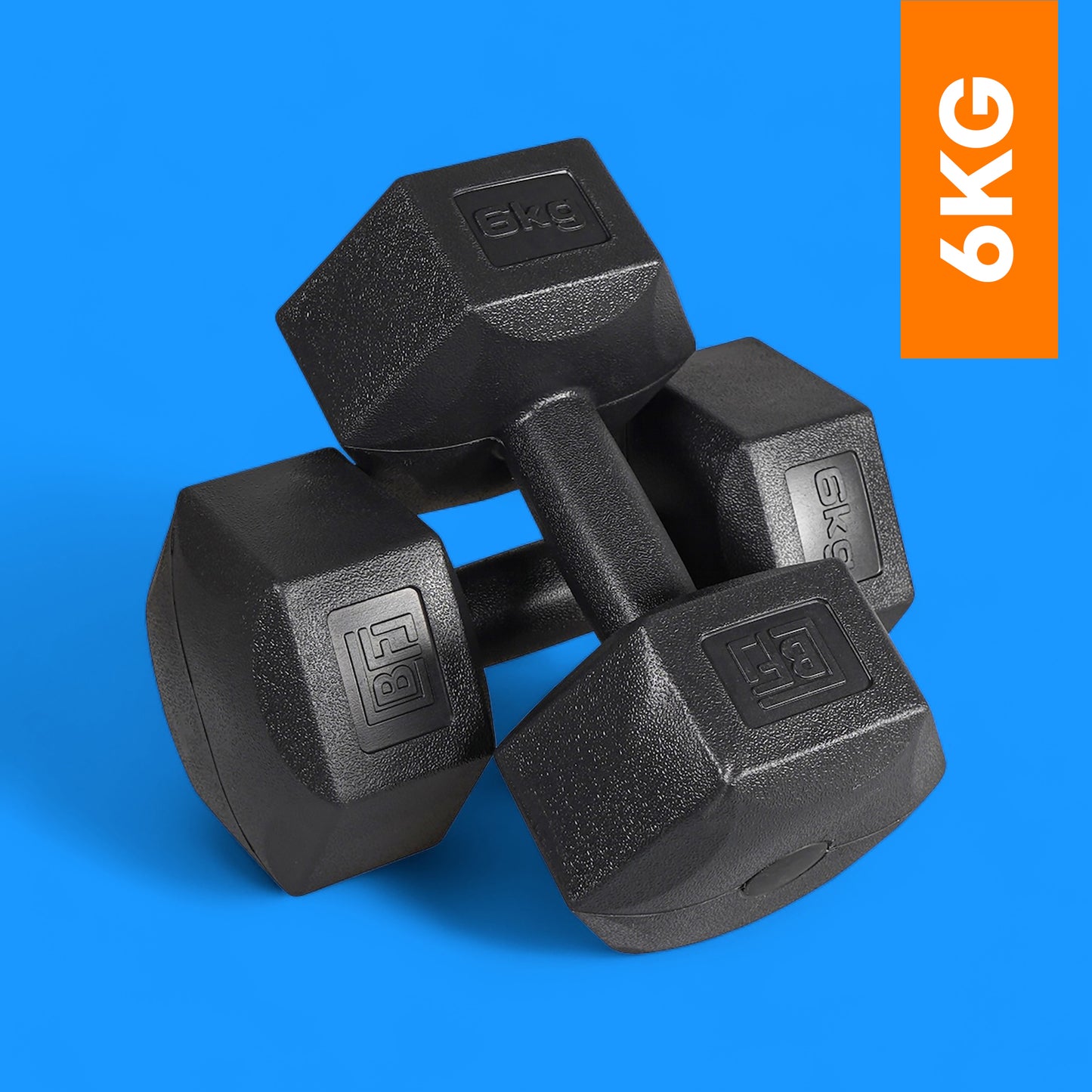 Bestfor 6kg Vinyl Coated Dumbbell (Pair)